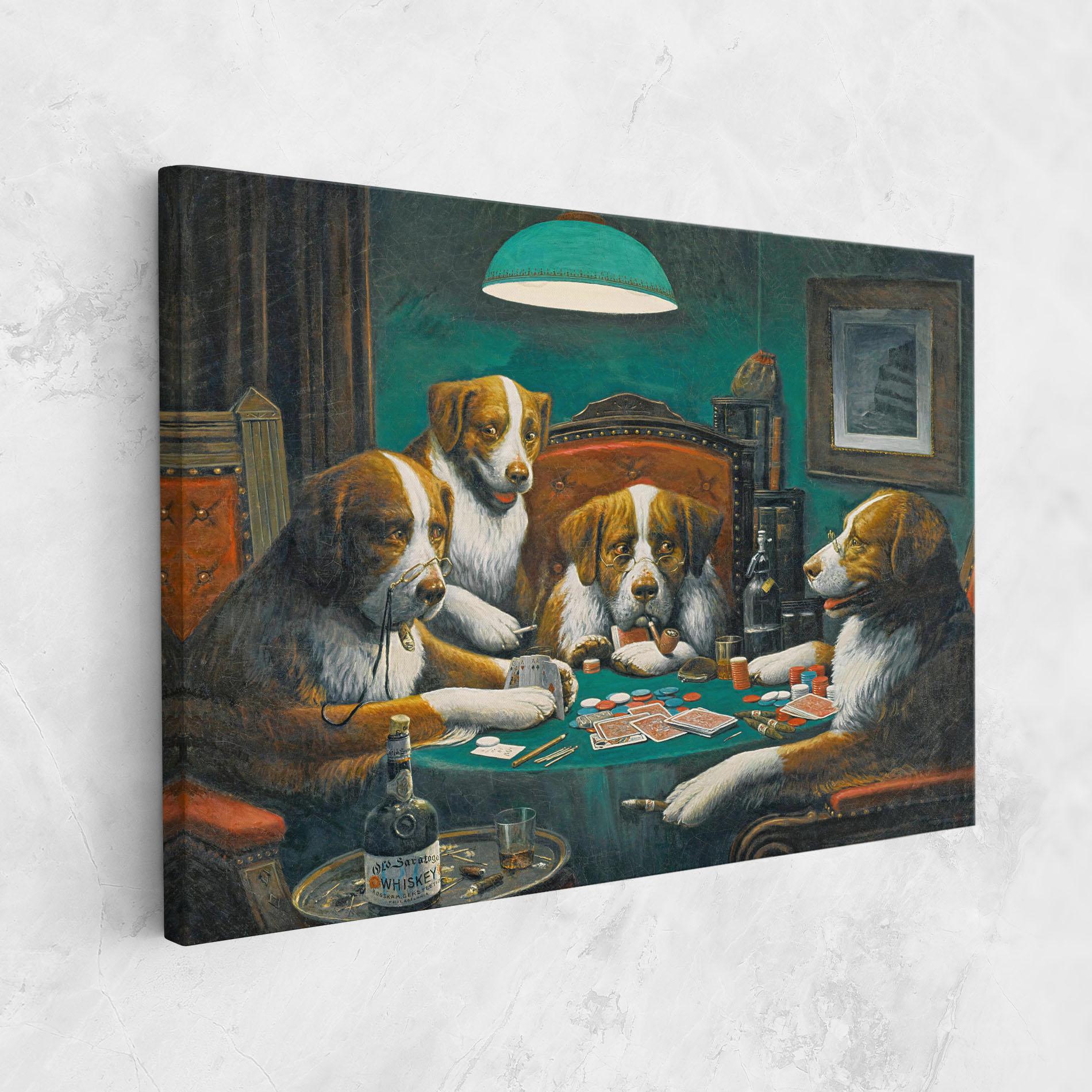 Tablou Canvas Poker Game mockup 1