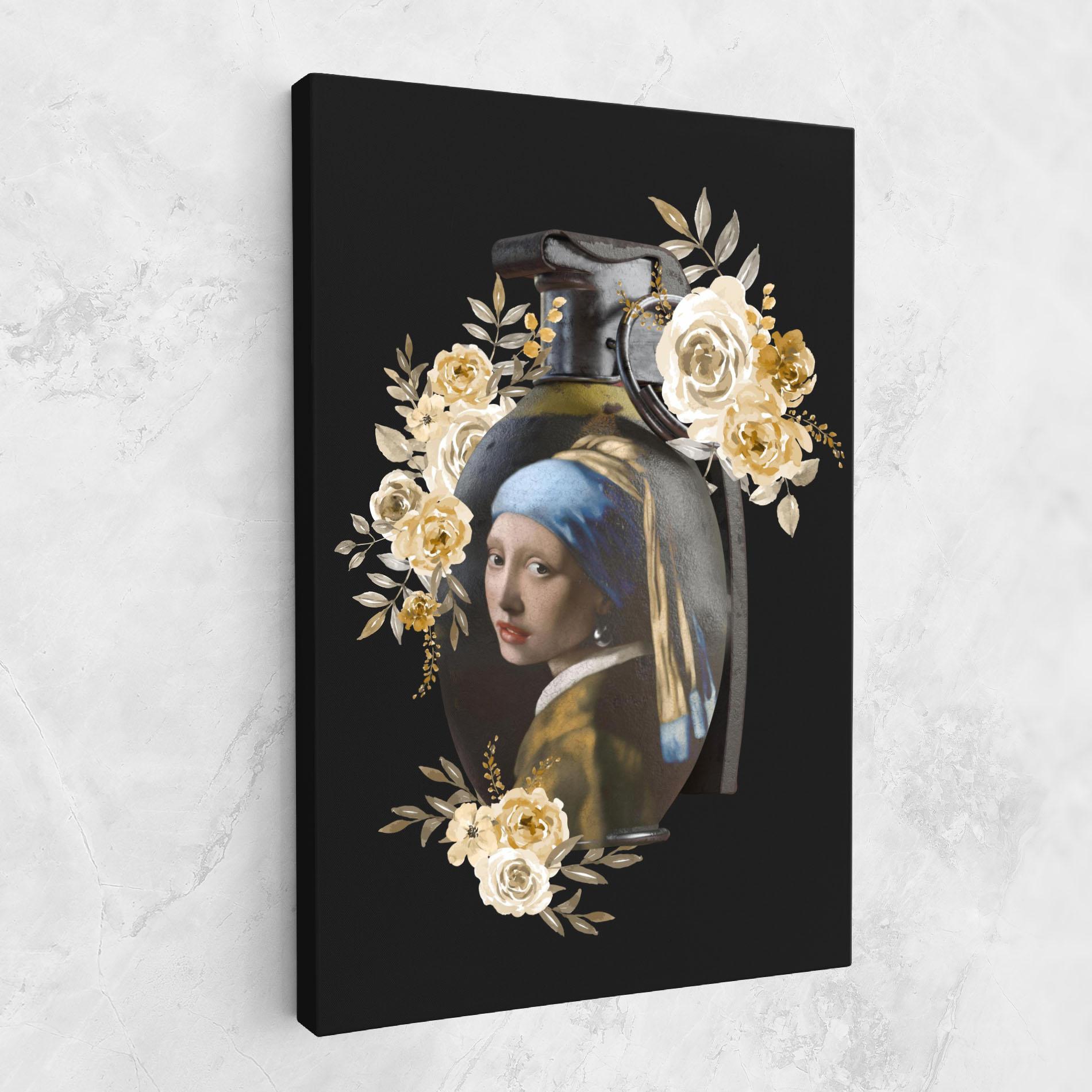 Tablou Canvas A Girl Is A Grenade mockup 1