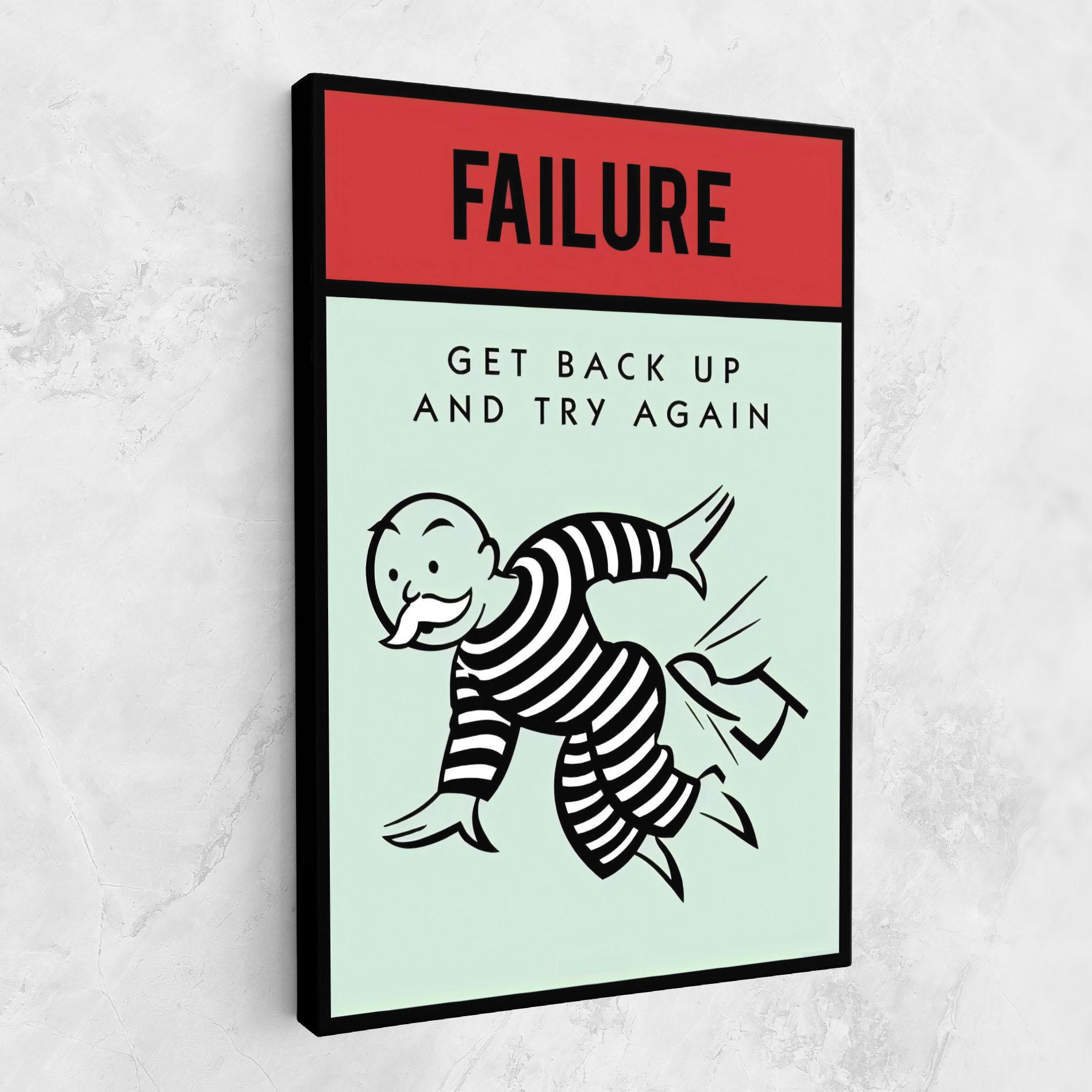 Tablou Canvas FAILURE mockup 1