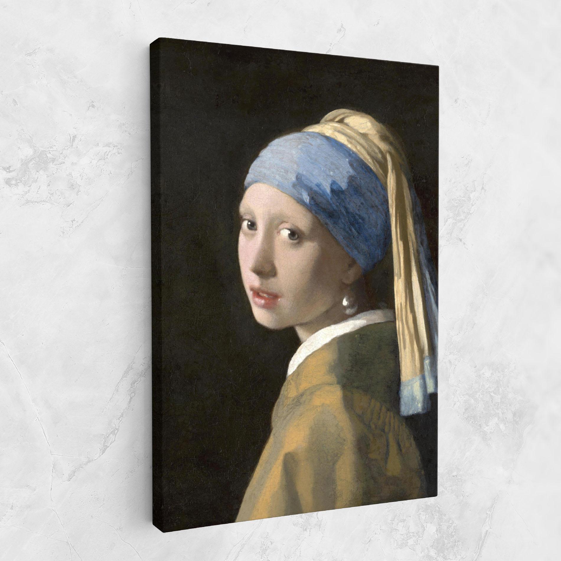 Tablou Canvas Girl With A Pearl mockup 1