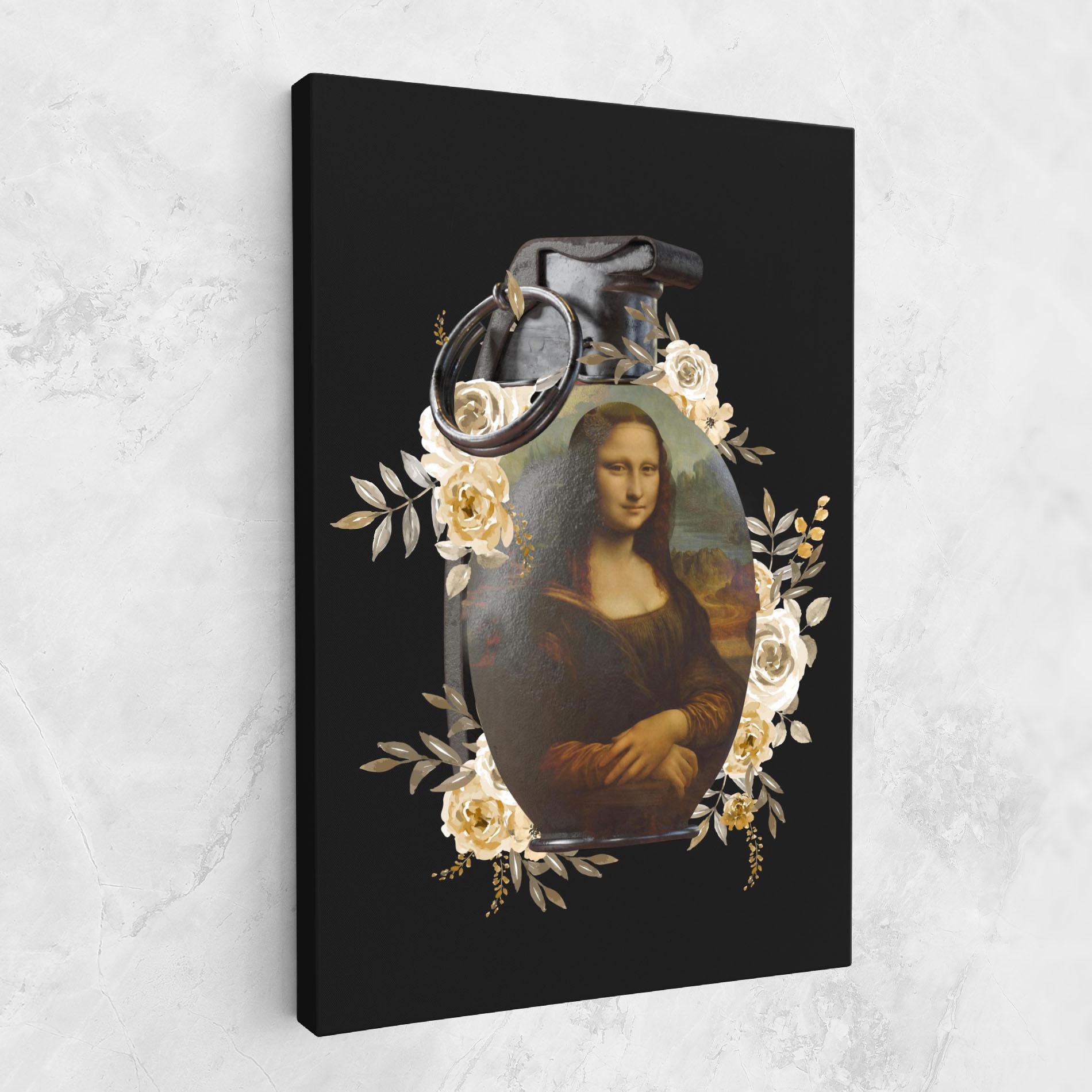 Tablou Canvas Monalisa Bomb mockup 1