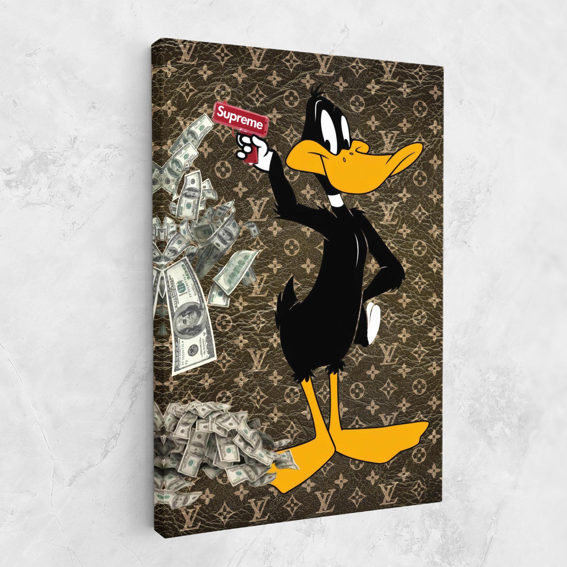 Tablou Canvas Supreme Daffy mockup 1
