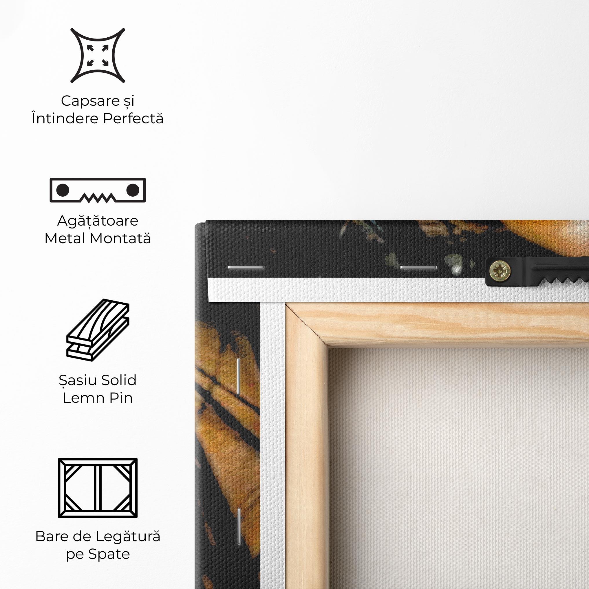 Tablou Canvas Blue Light Face mockup 5