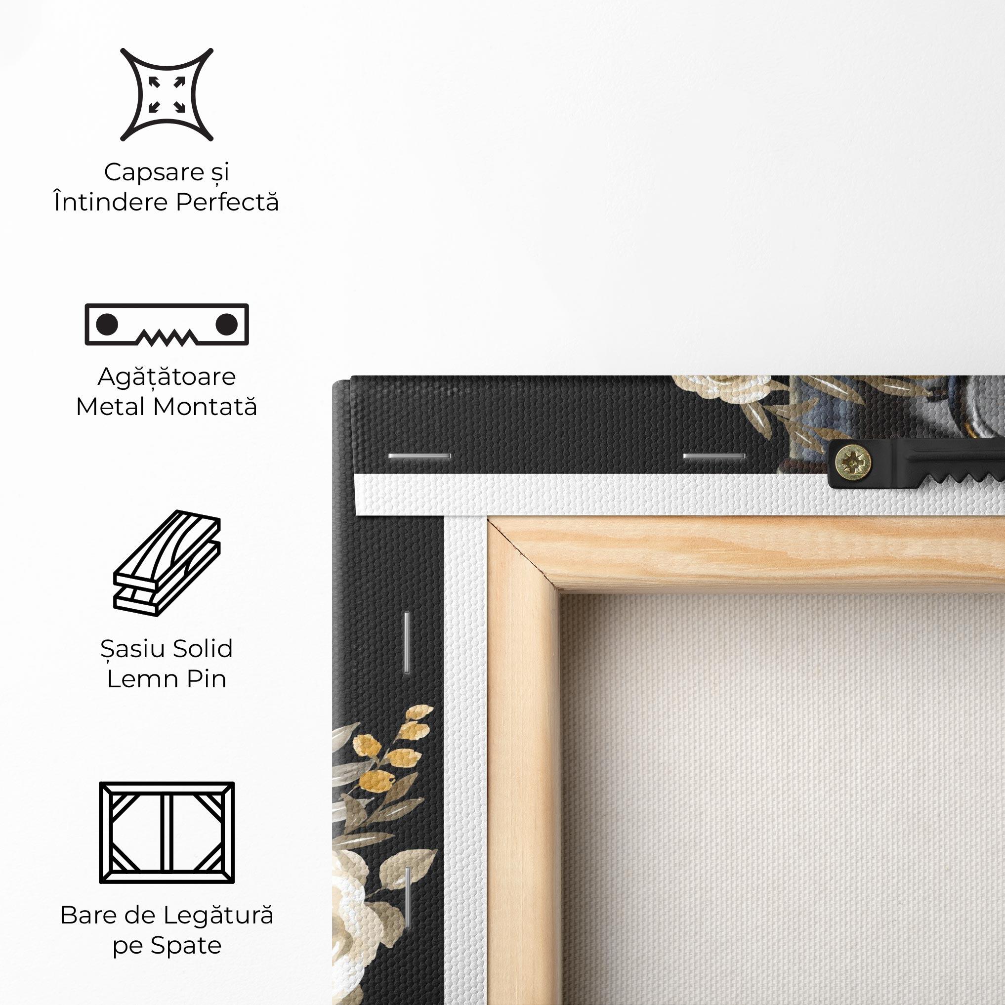 Tablou Canvas Monalisa Bomb mockup 5