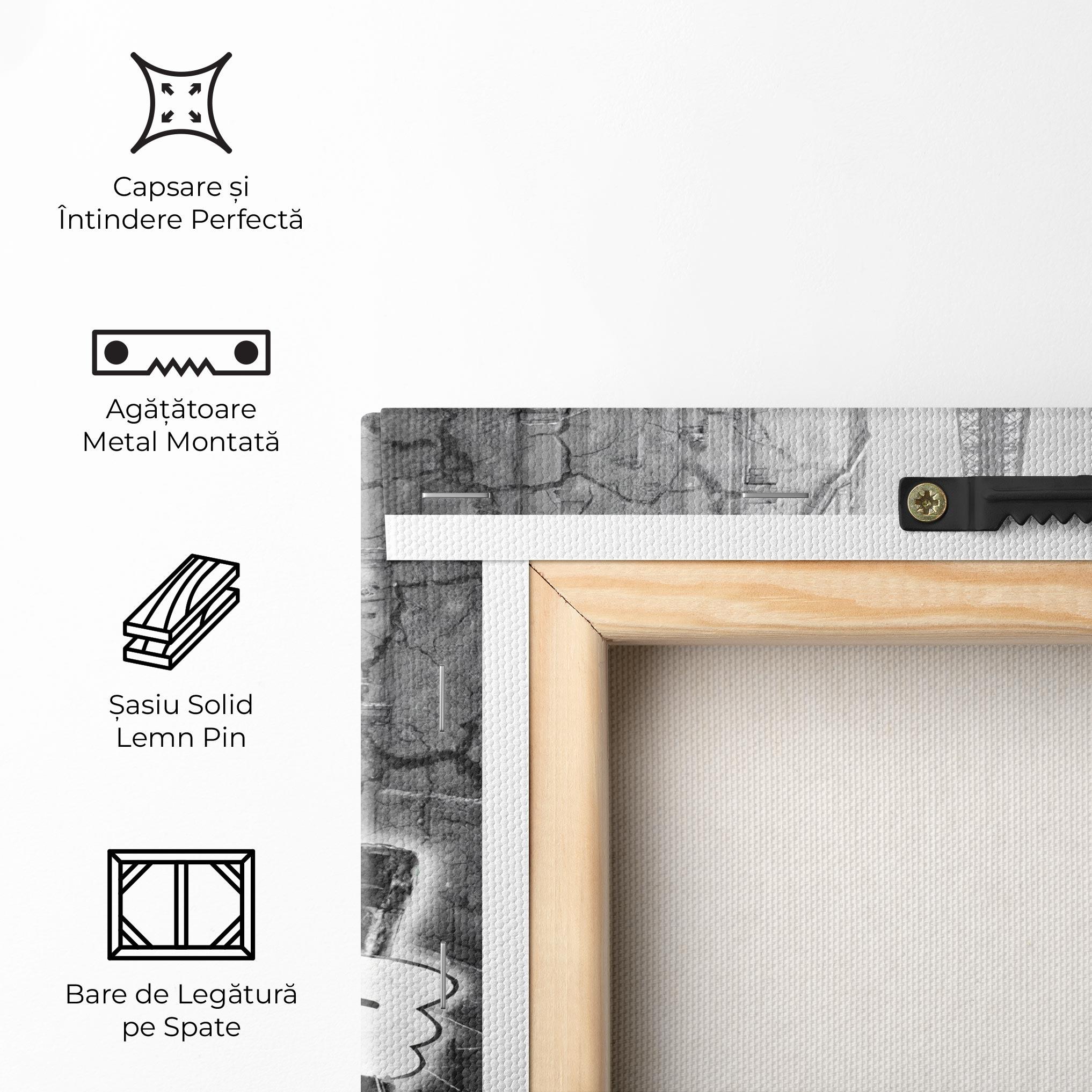 Tablou Canvas Wheres My Champagne Blue mockup 5