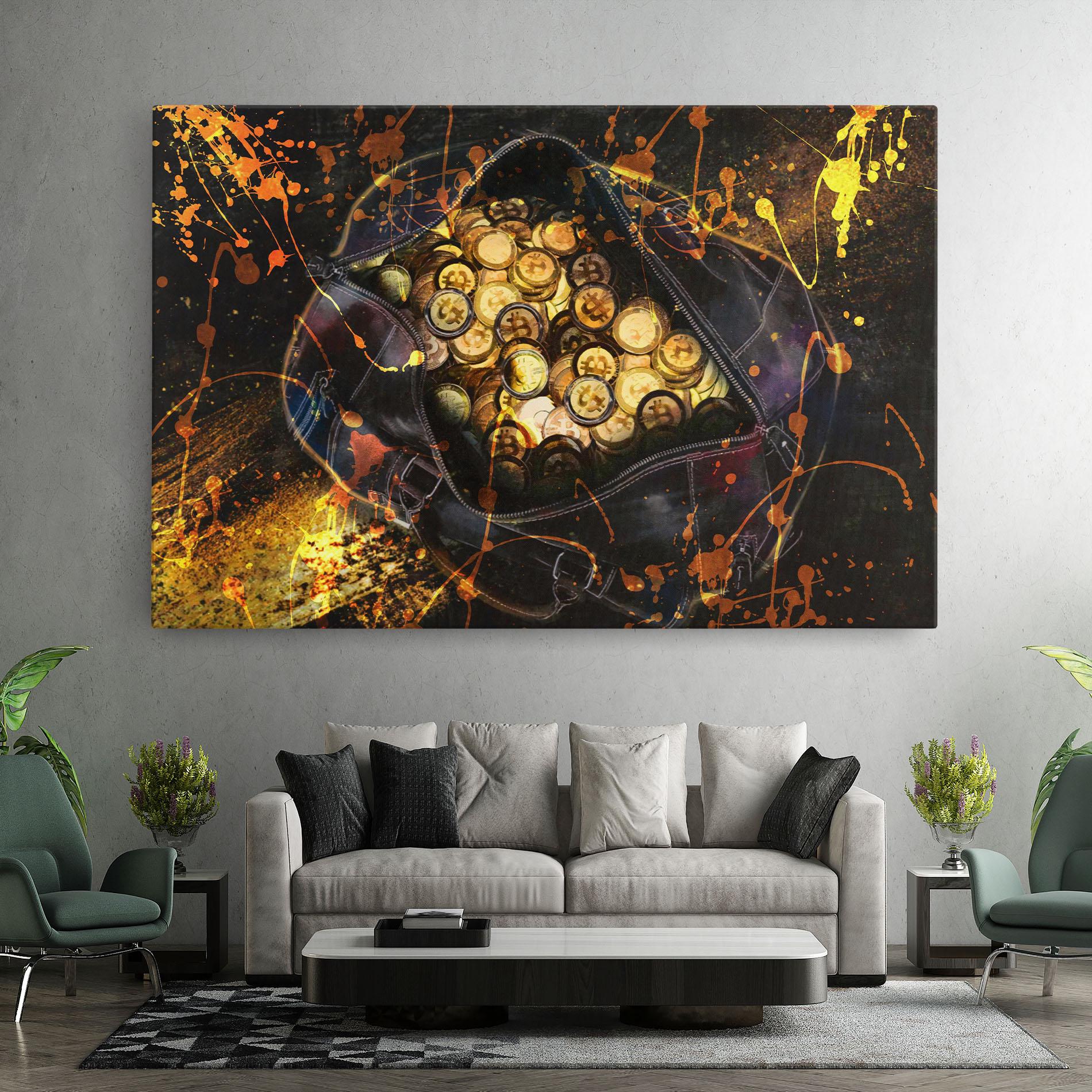 Tablou Canvas Crypto Rich mockup 7