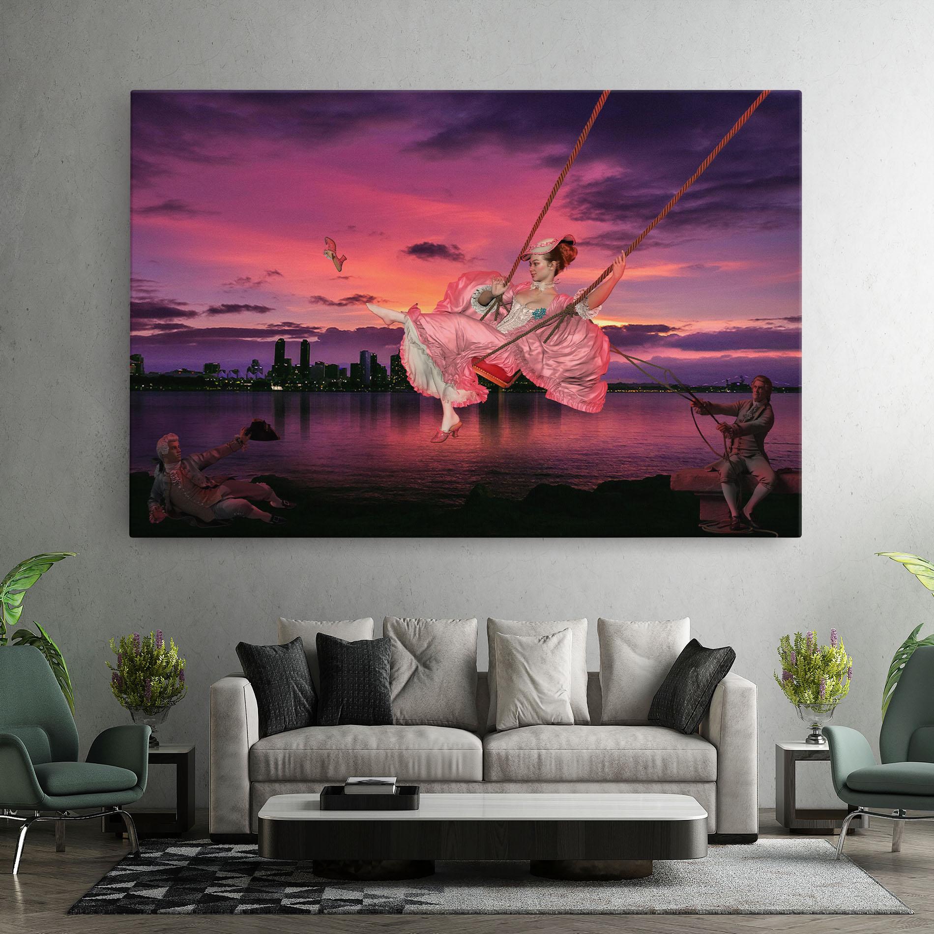 Tablou Canvas Once Upon A Sunset mockup 7