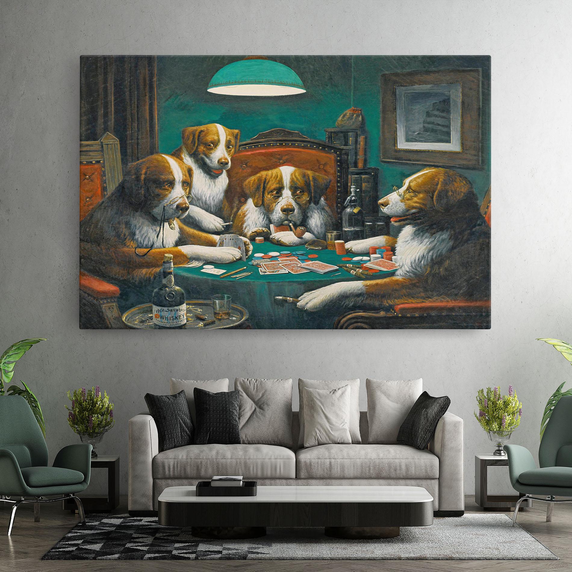 Tablou Canvas Poker Game mockup 7