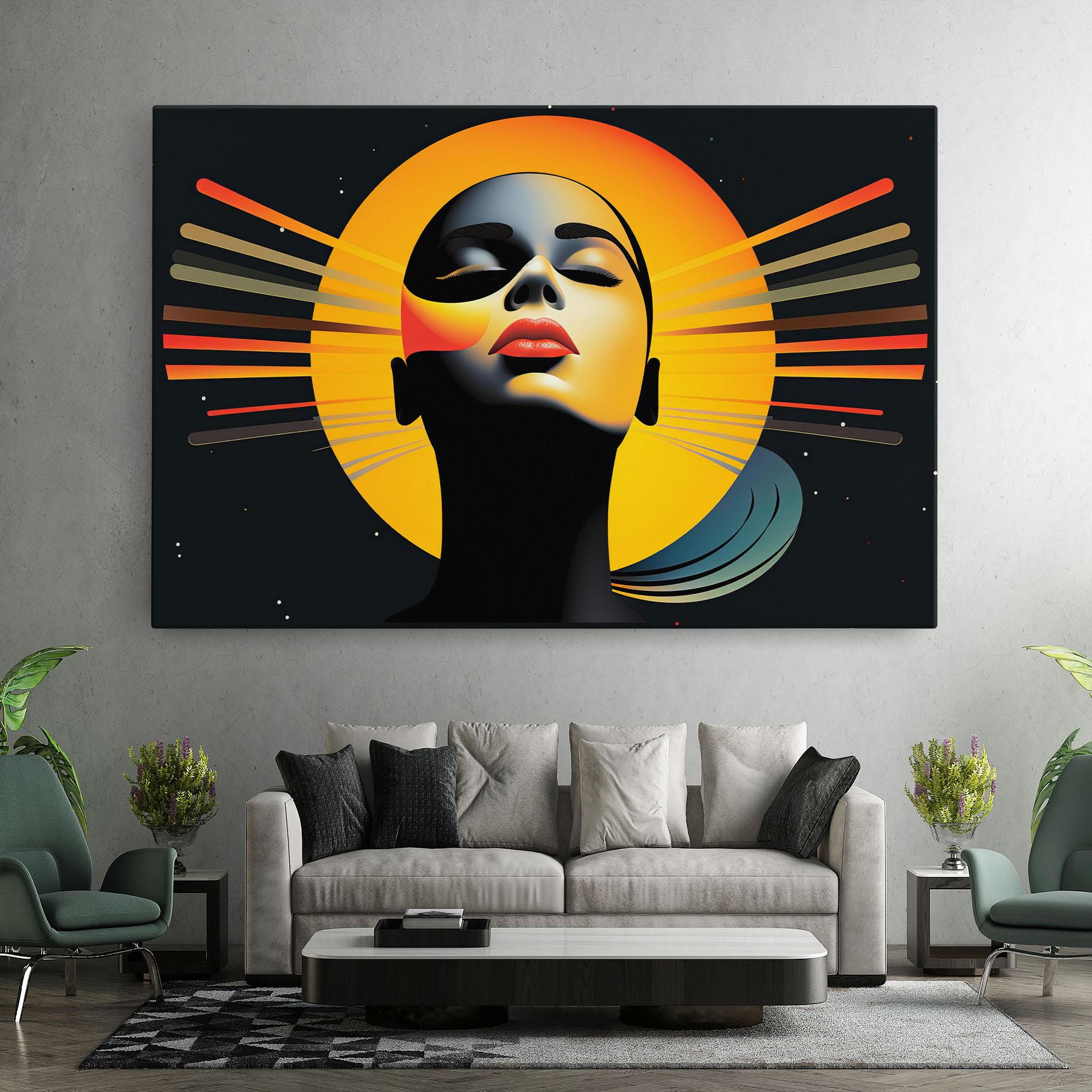 Tablou Canvas Synthetic Dreamy Profile mockup 7