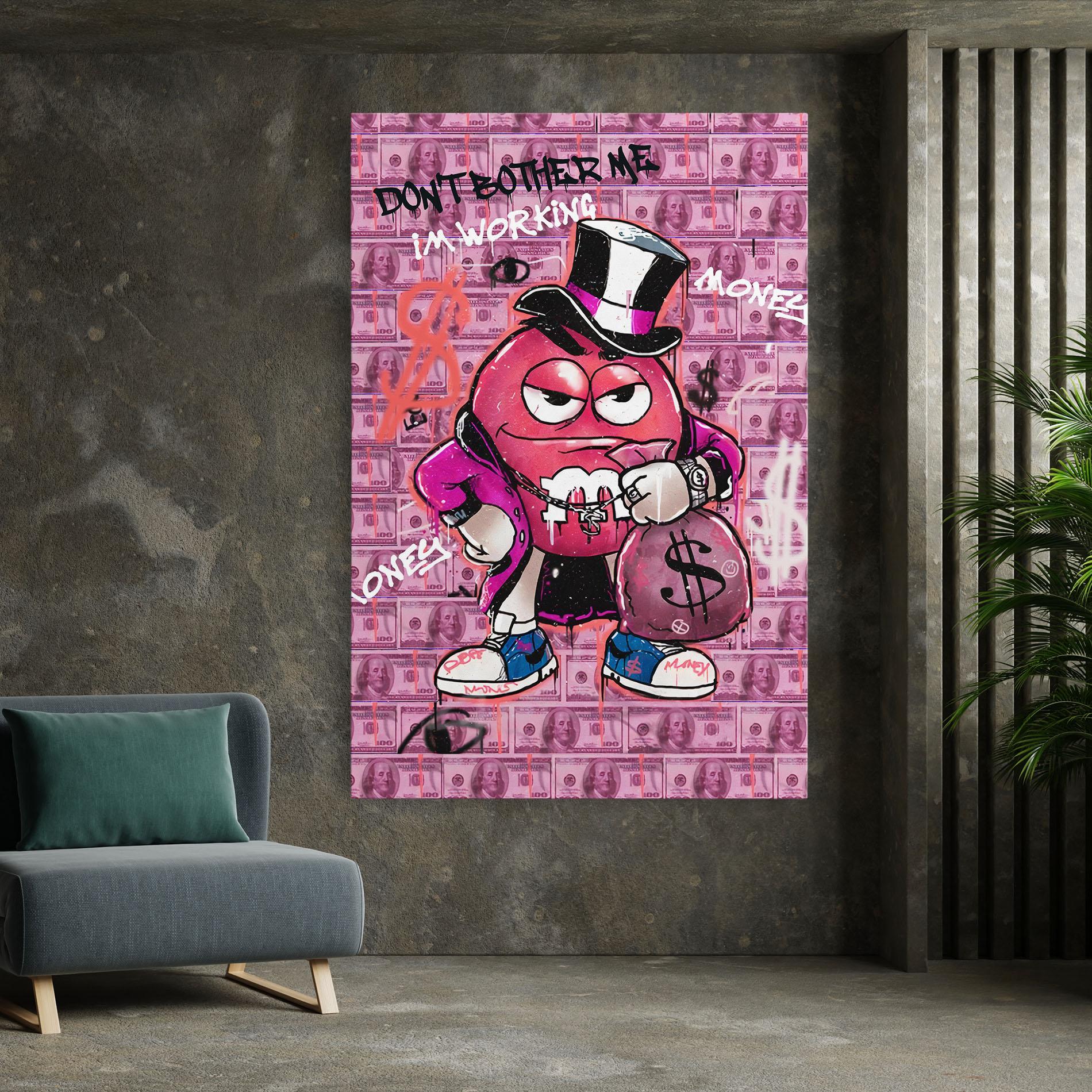 Tablou Canvas Give Me Your Money mockup 7