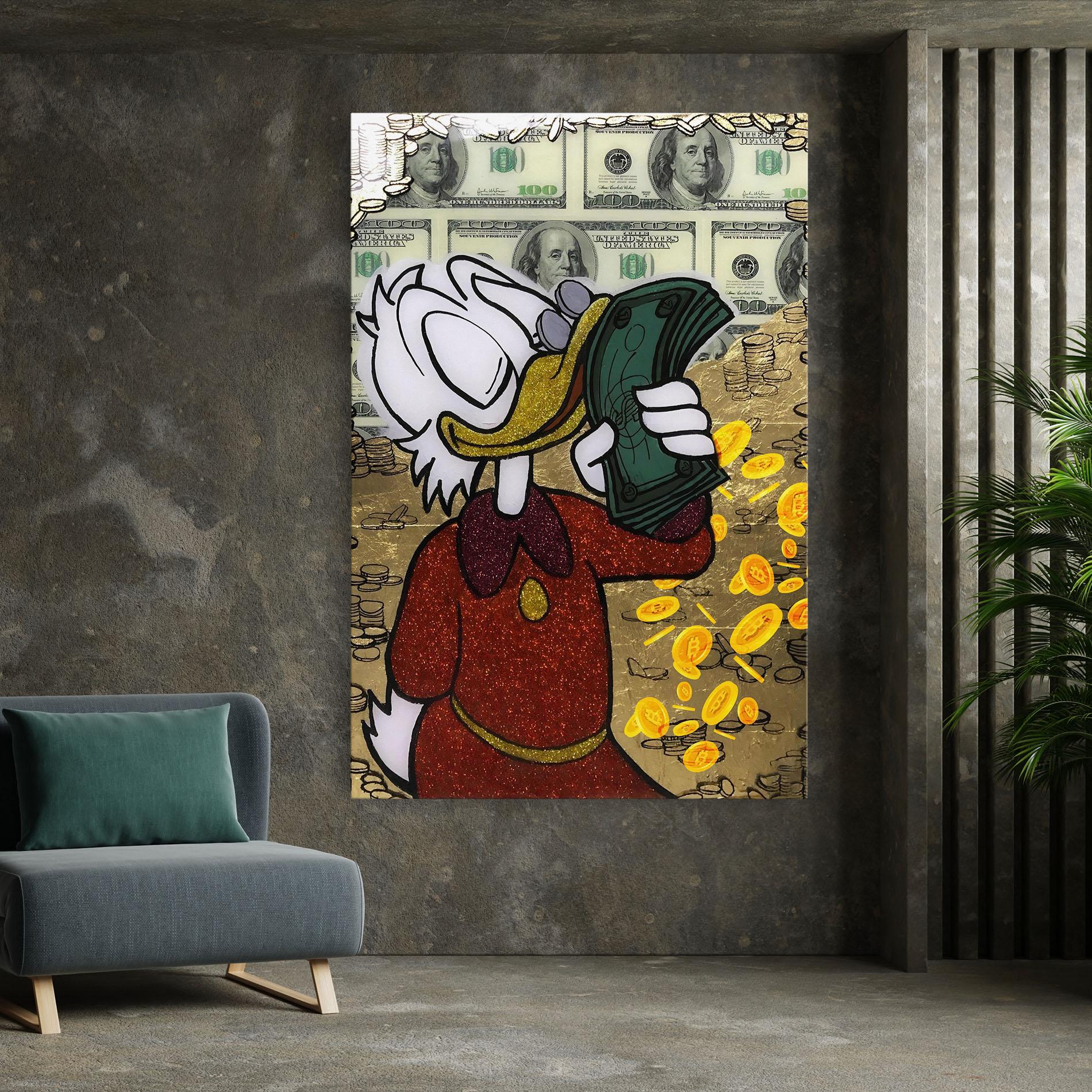 Tablou Canvas Smell Like Money mockup 7