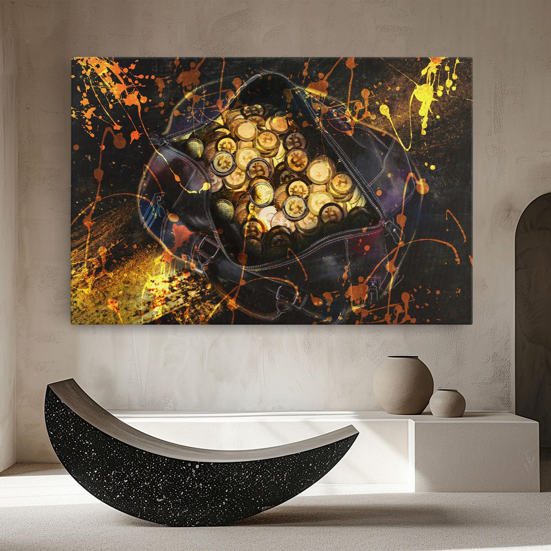 Tablou Canvas Crypto Rich mockup 8