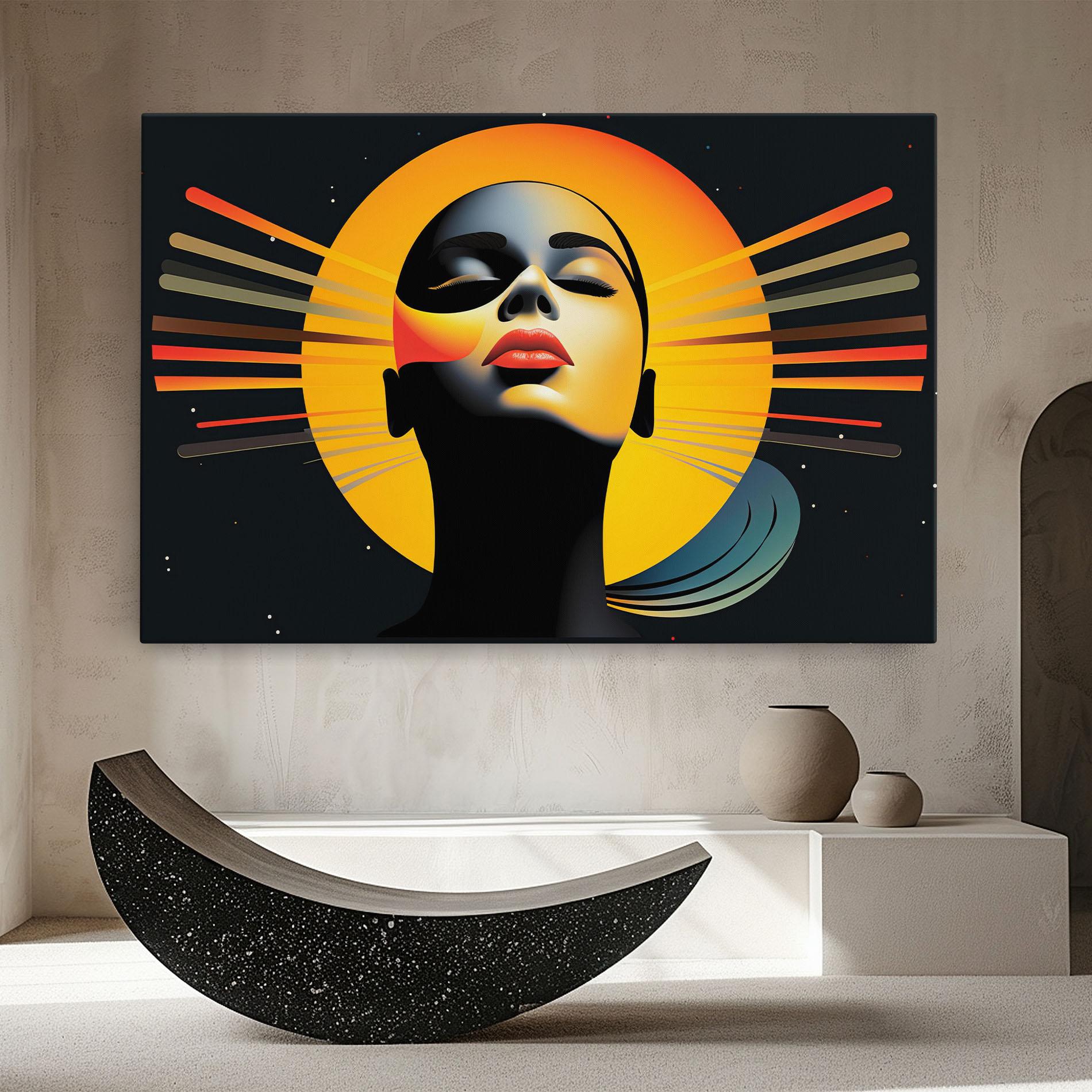 Tablou Canvas Synthetic Dreamy Profile mockup 8