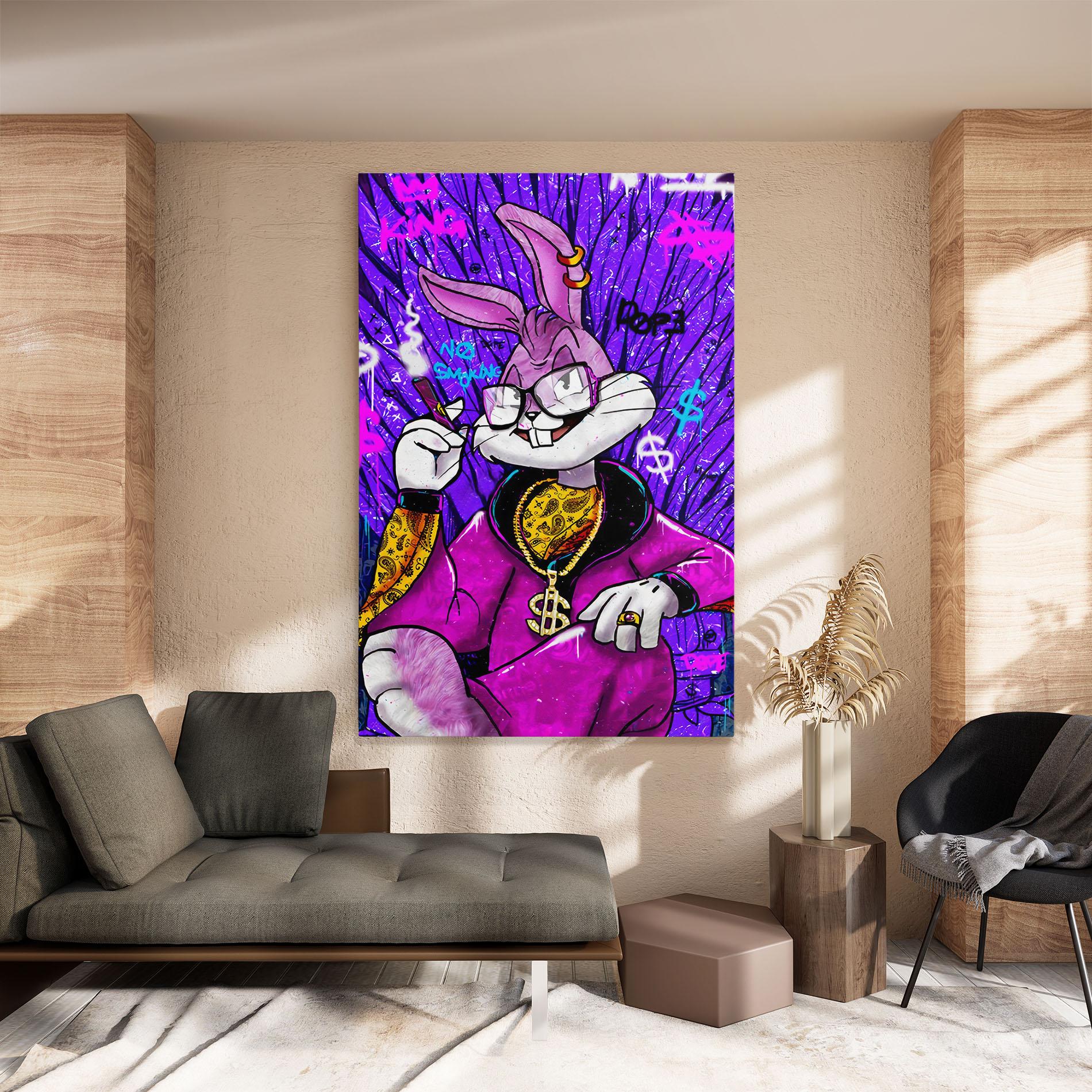 Tablou Canvas Boss Buny mockup 8