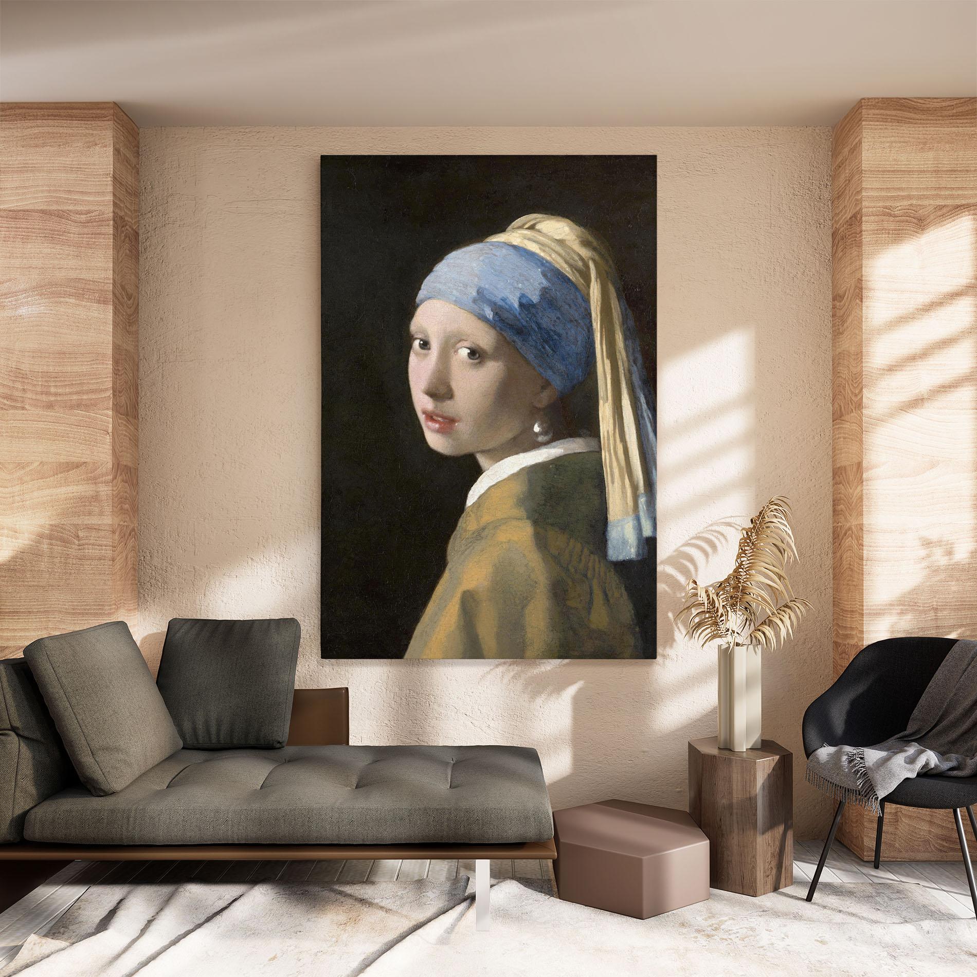 Tablou Canvas Girl With A Pearl mockup 8