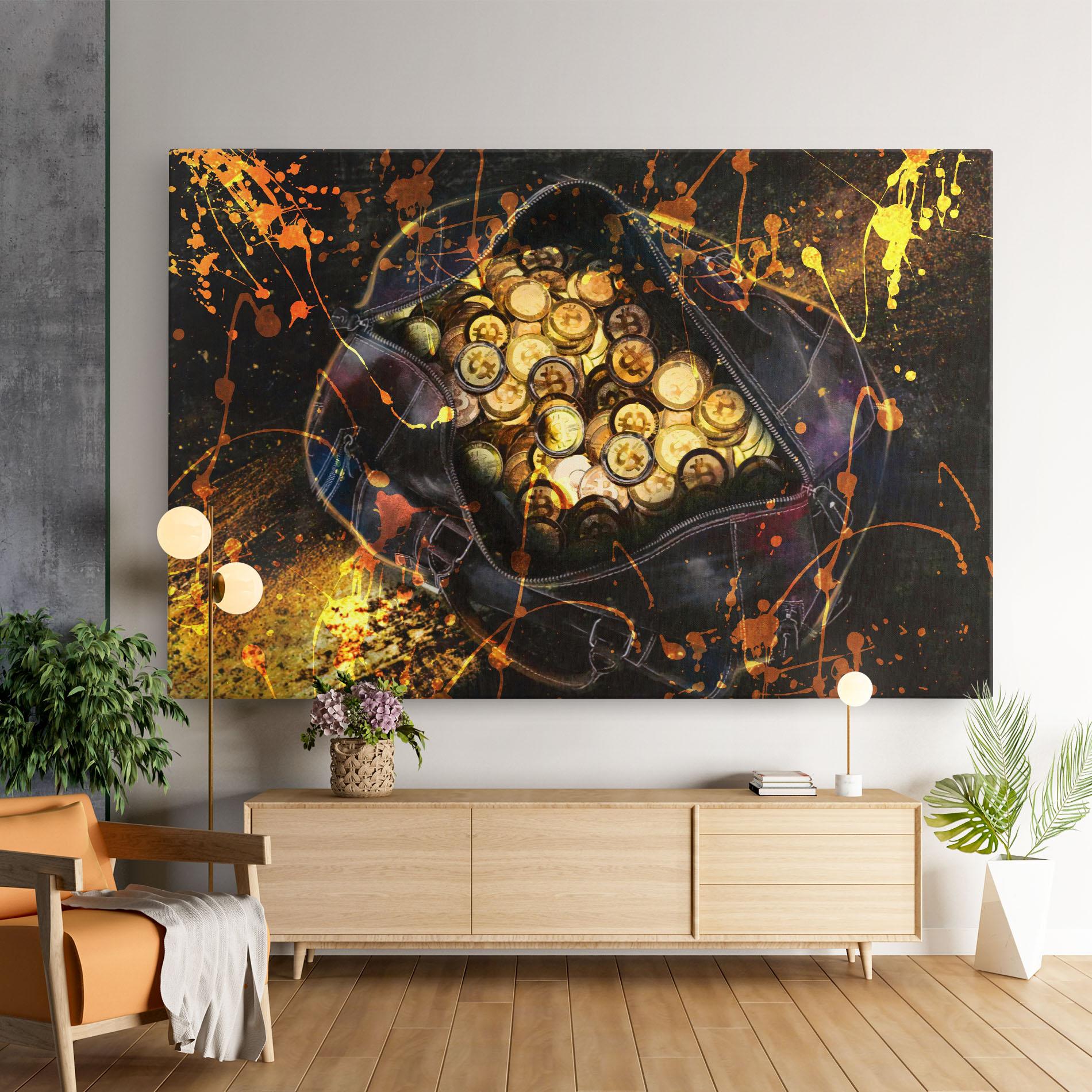 Tablou Canvas Crypto Rich mockup 9