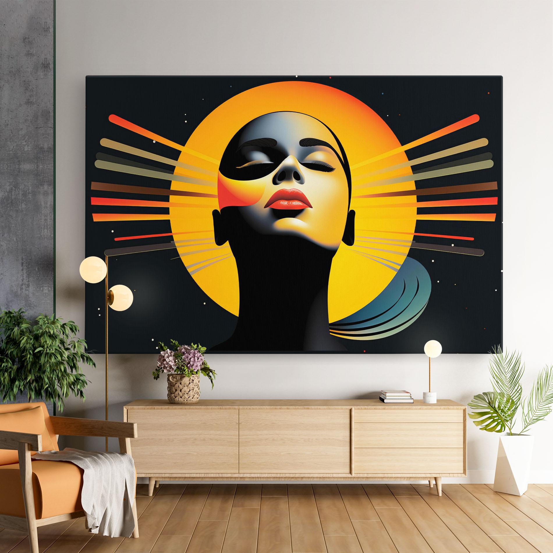 Tablou Canvas Synthetic Dreamy Profile mockup 9