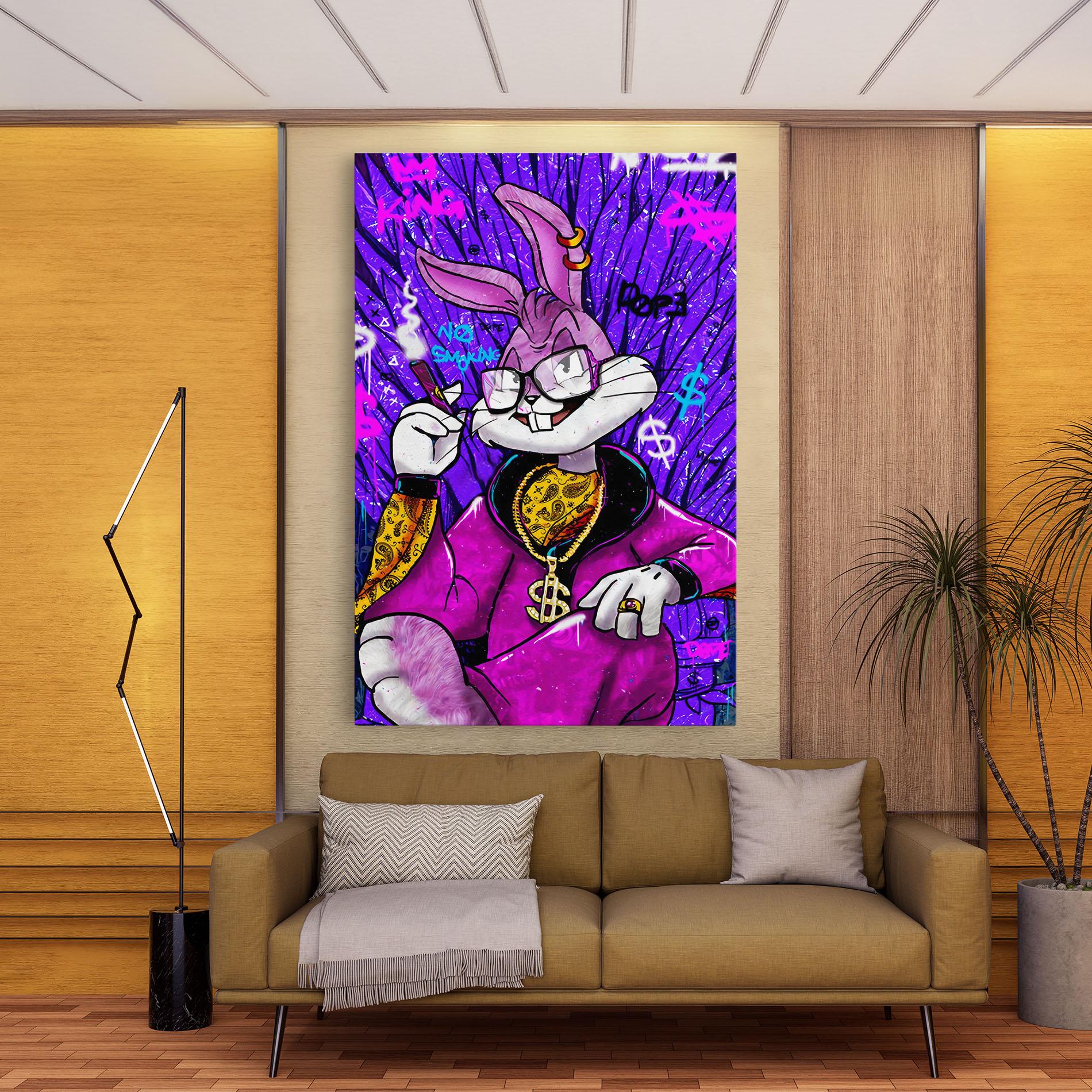 Tablou Canvas Boss Buny mockup 9