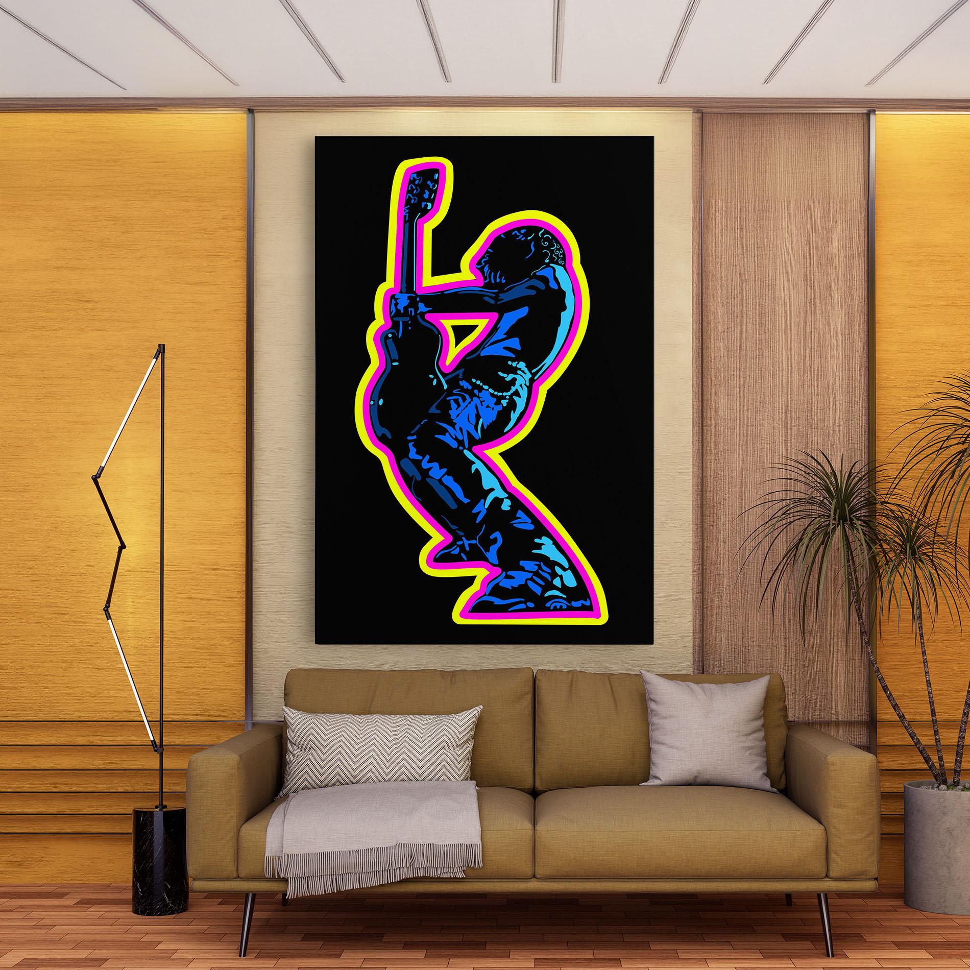 Tablou Canvas Guitarist Art mockup 9