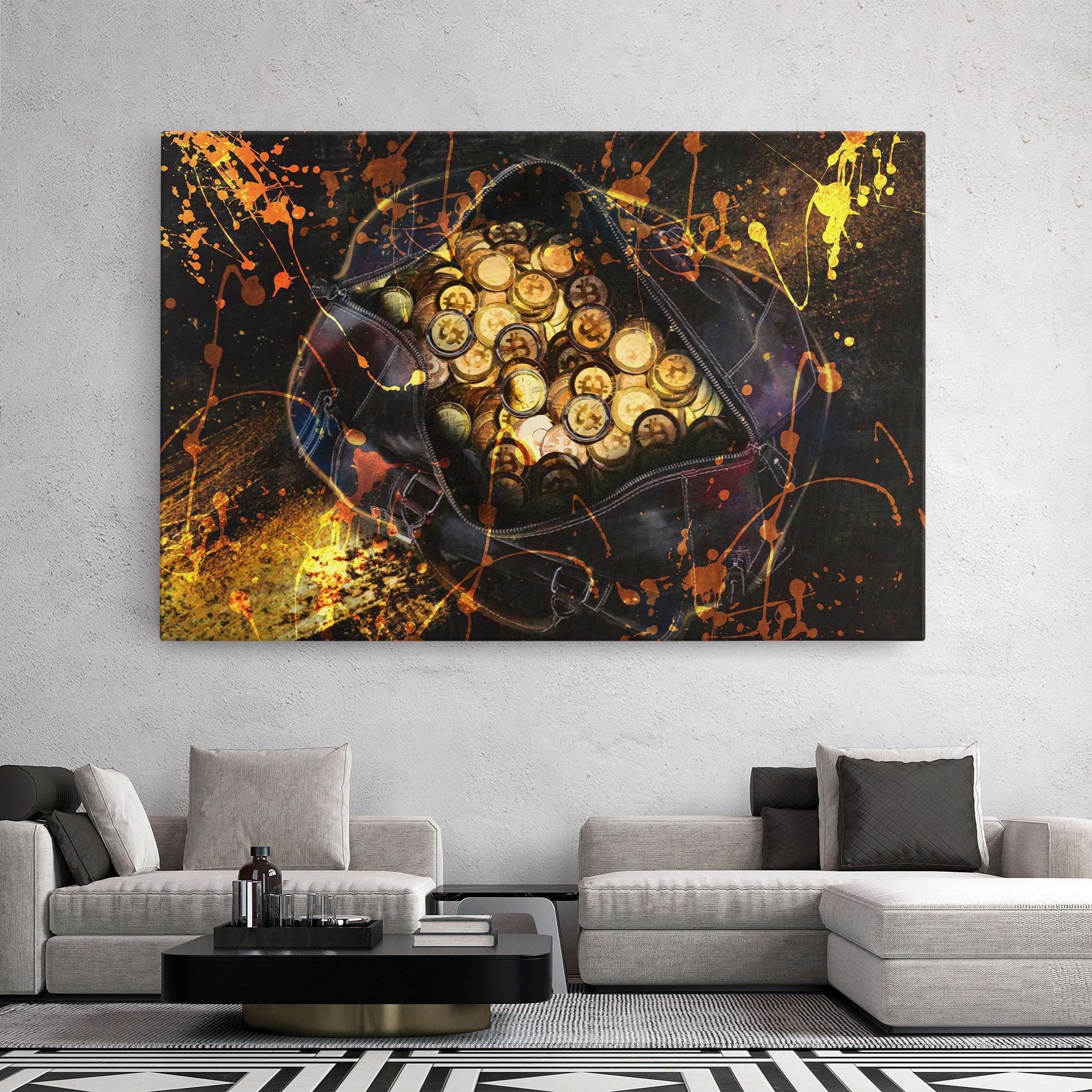 Tablou Canvas Crypto Rich mockup 2