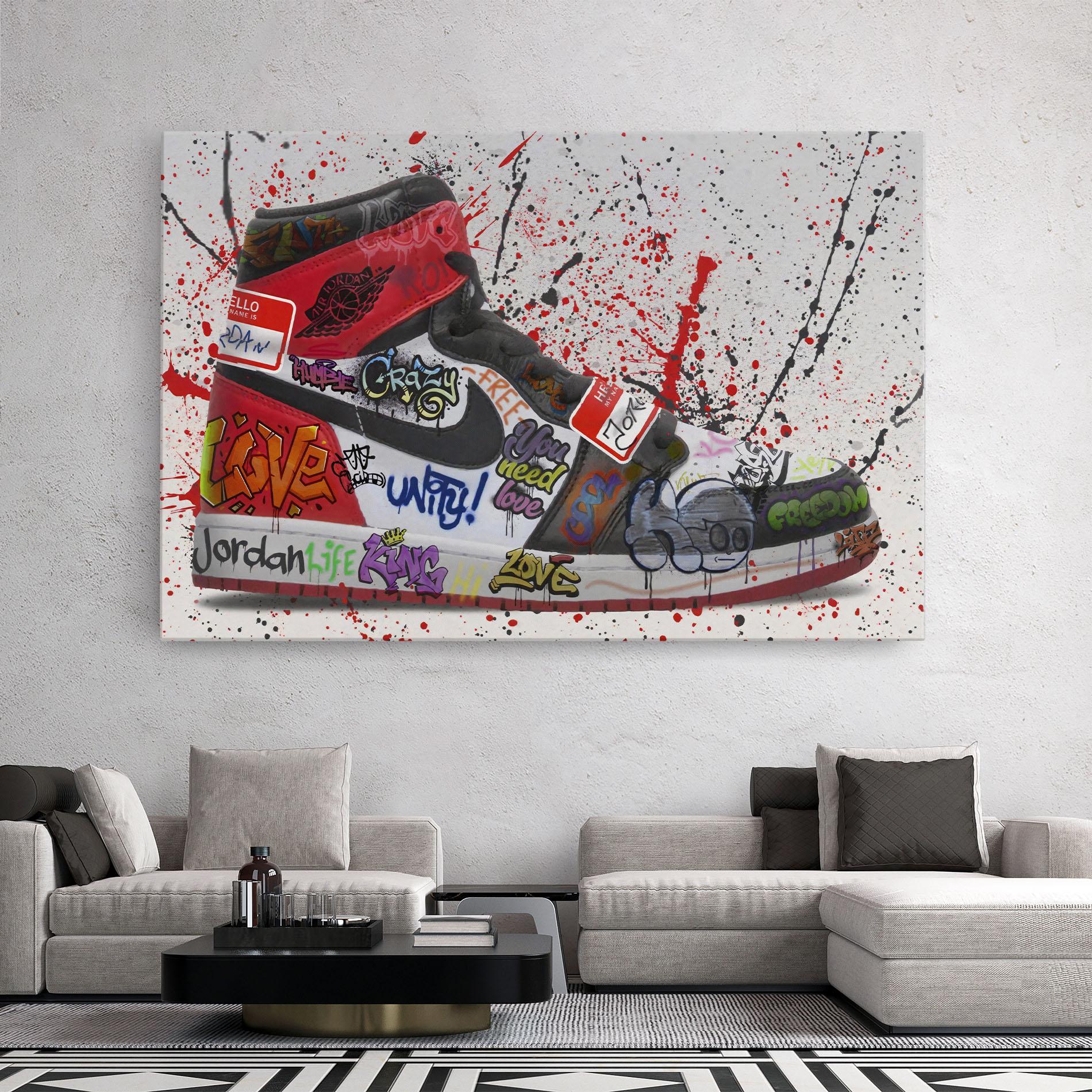 Tablou Canvas Jordan Drip mockup 2