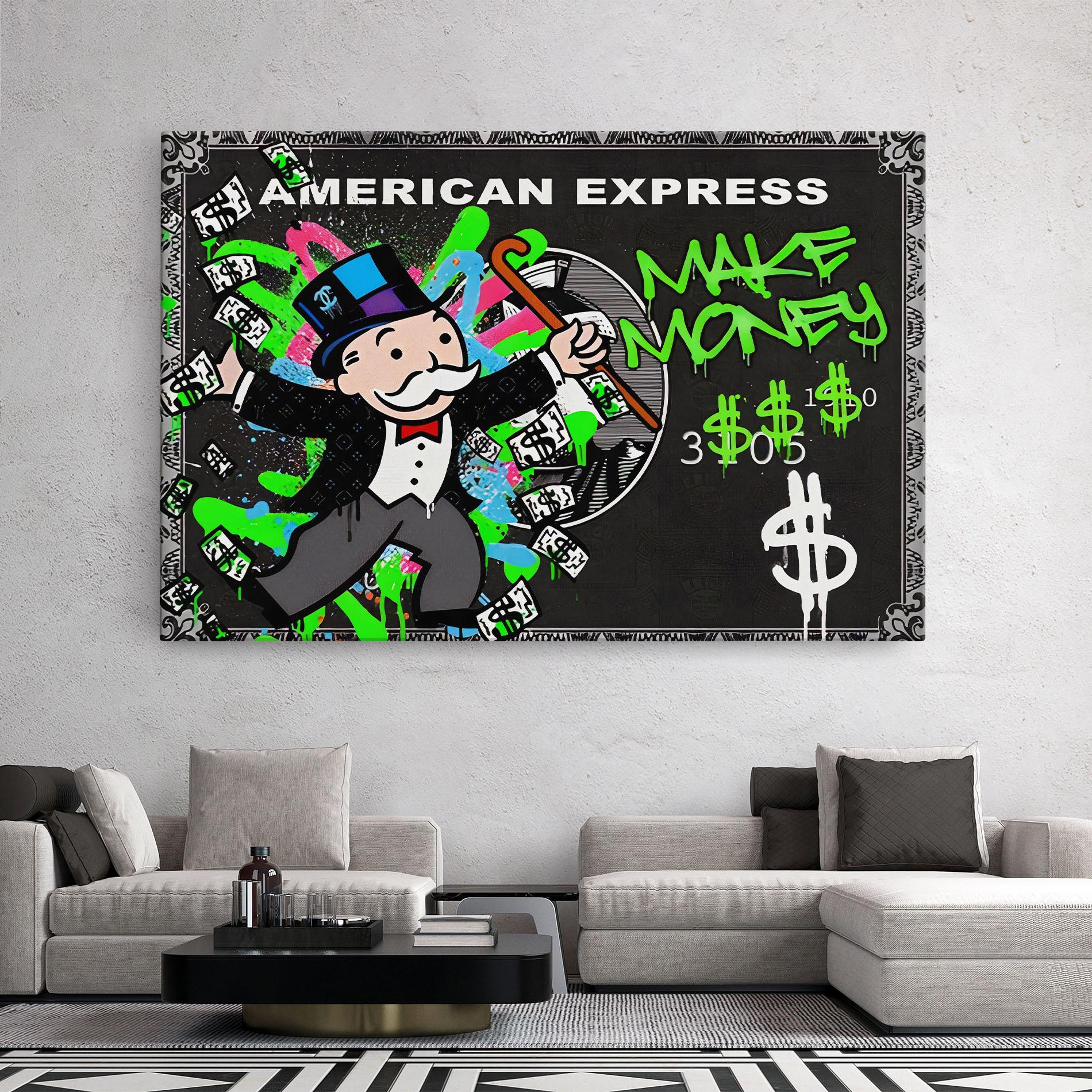 Tablou Canvas Make Money mockup 2