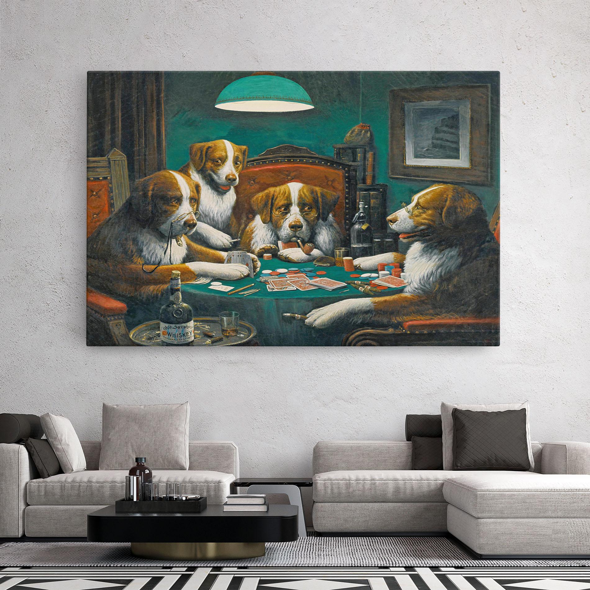 Tablou Canvas Poker Game mockup 2