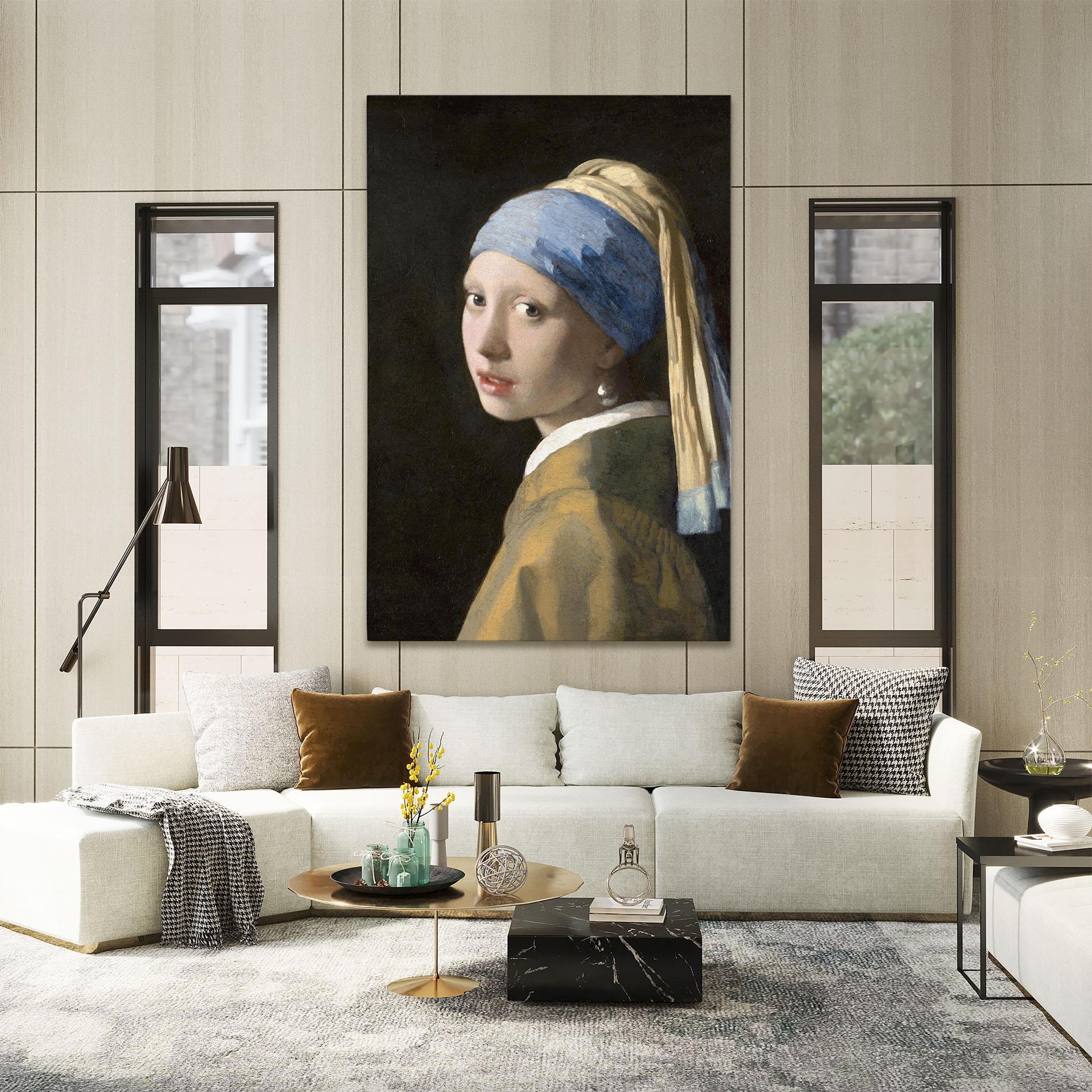 Tablou Canvas Girl With A Pearl mockup 2
