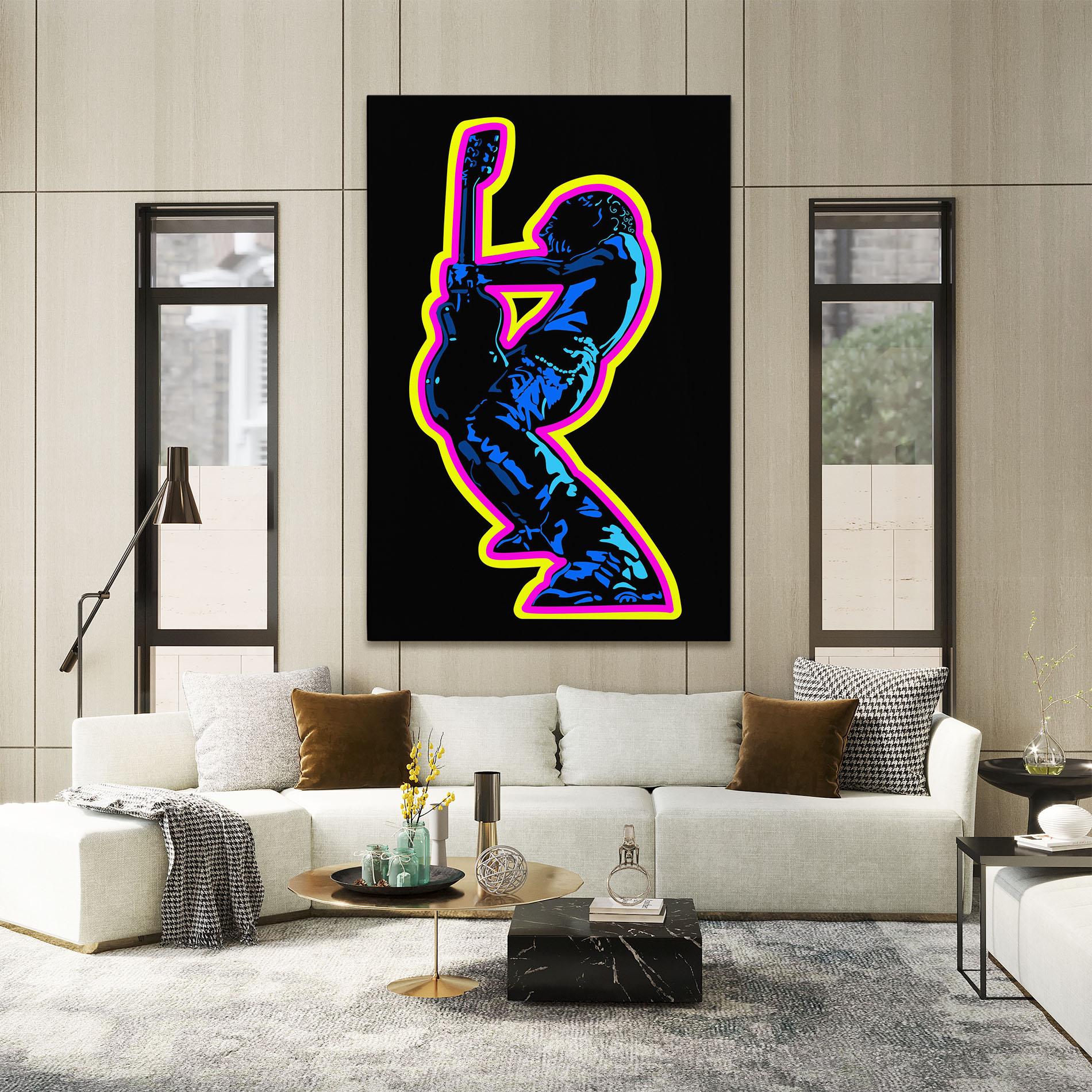 Tablou Canvas Guitarist Art mockup 2