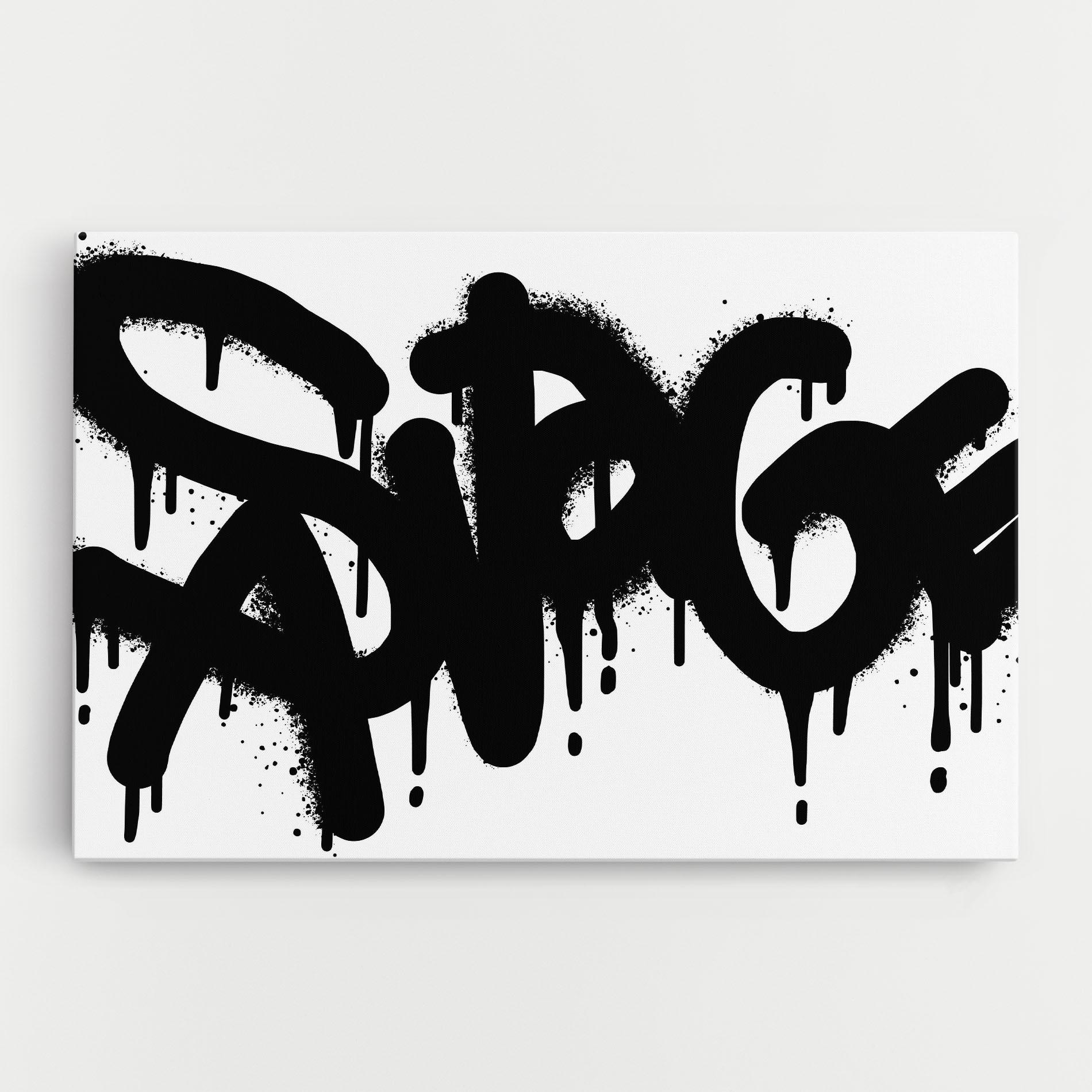 Tablou Canvas Graffiti Savage mockup 0
