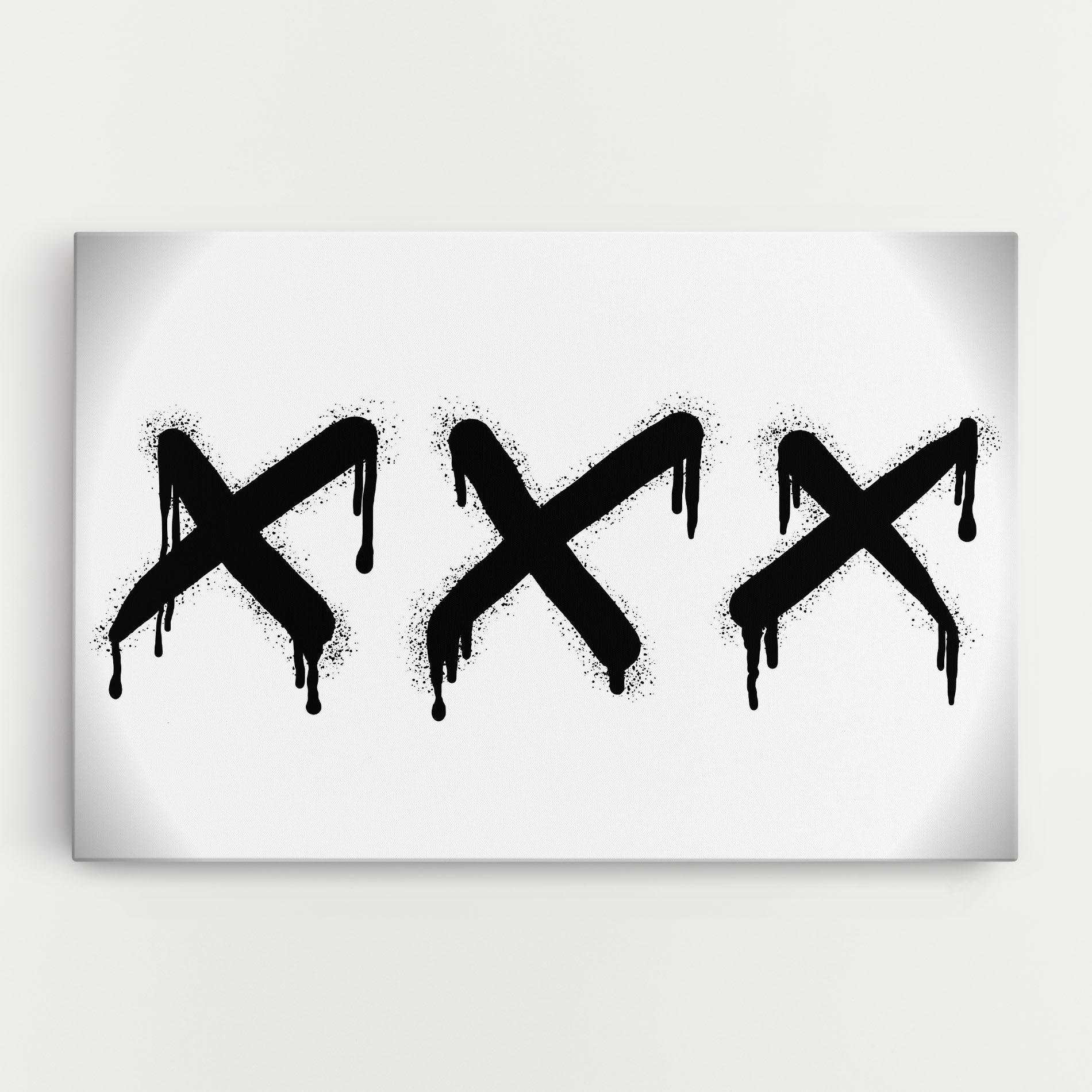 Tablou Canvas Grafiti X Spray mockup 0