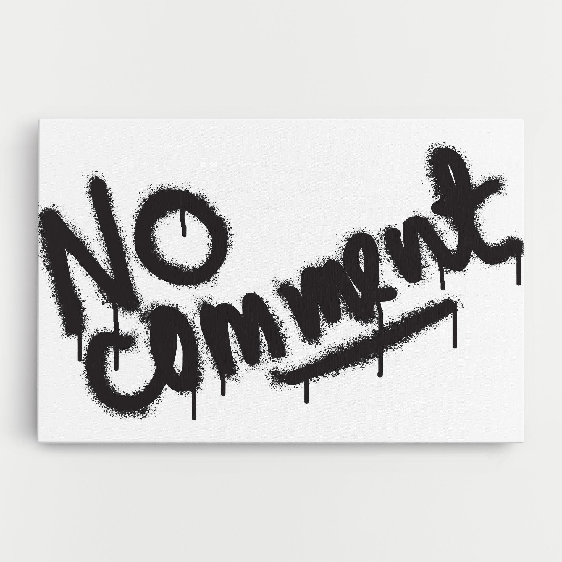 Tablou Canvas No Comment mockup 0