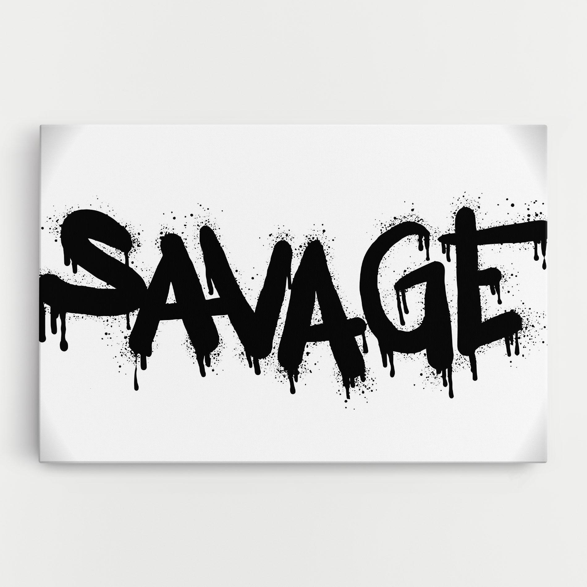 Tablou Canvas Savage Graffiti Spray mockup 0
