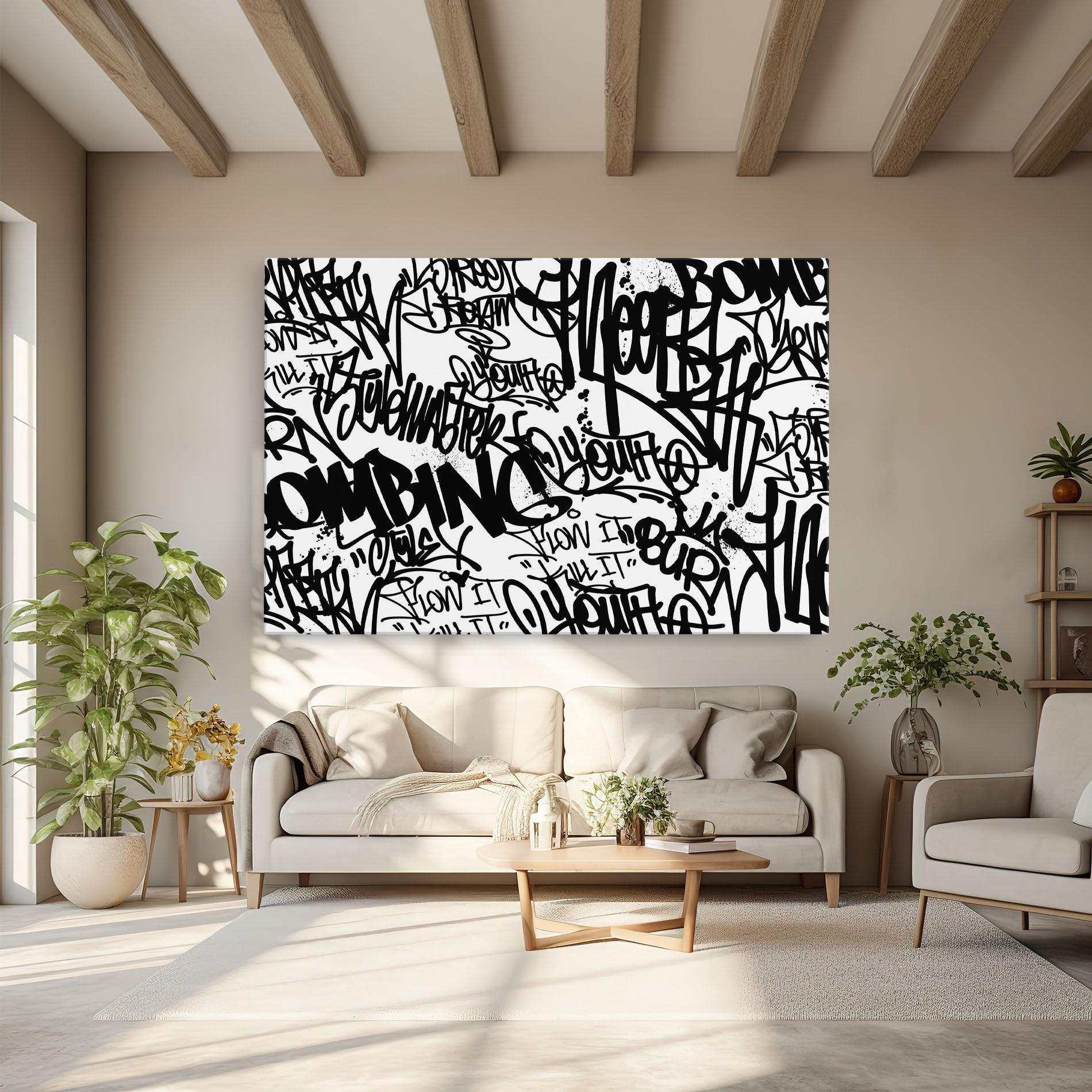 Tablou Canvas Black Tags mockup 6