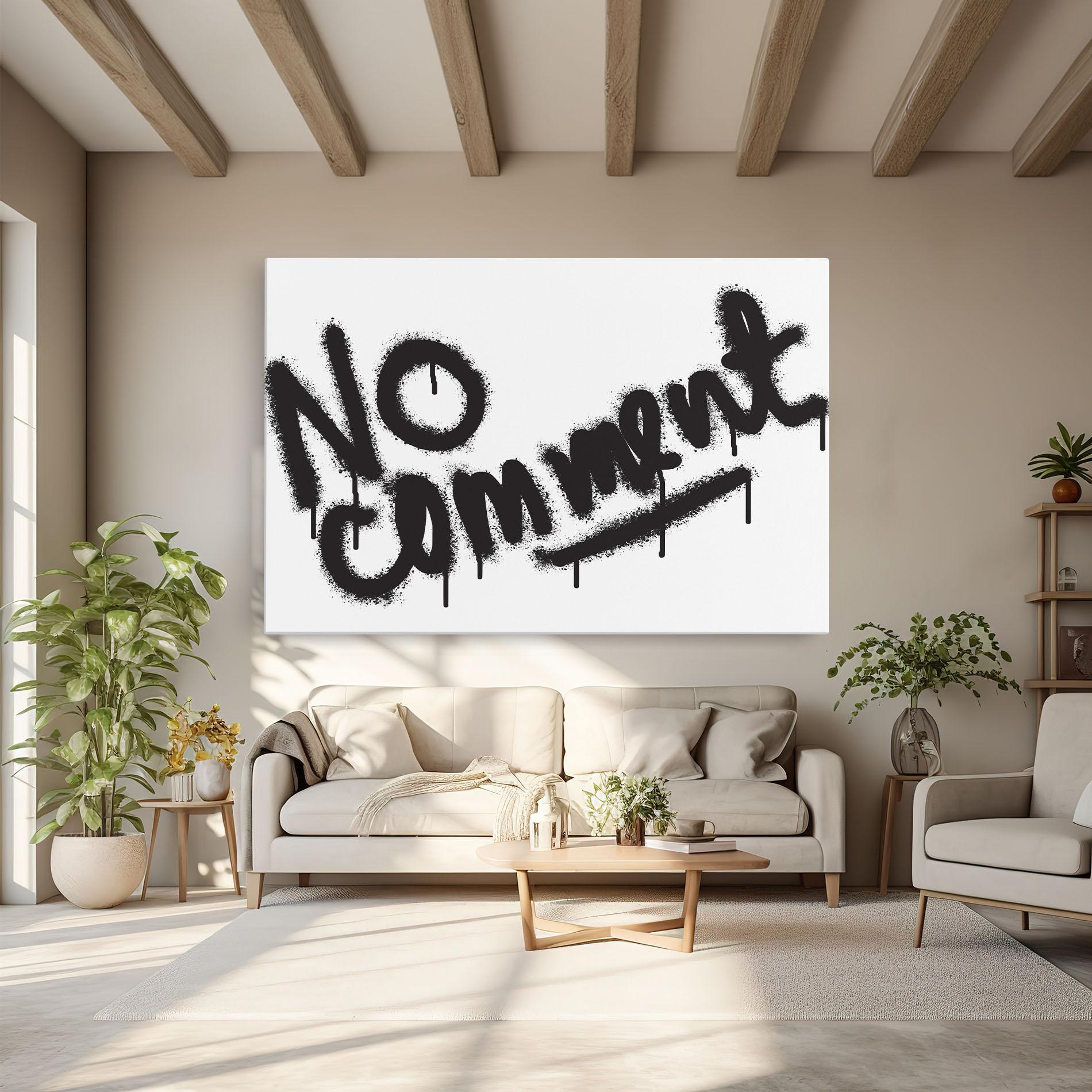 Tablou Canvas No Comment mockup 6
