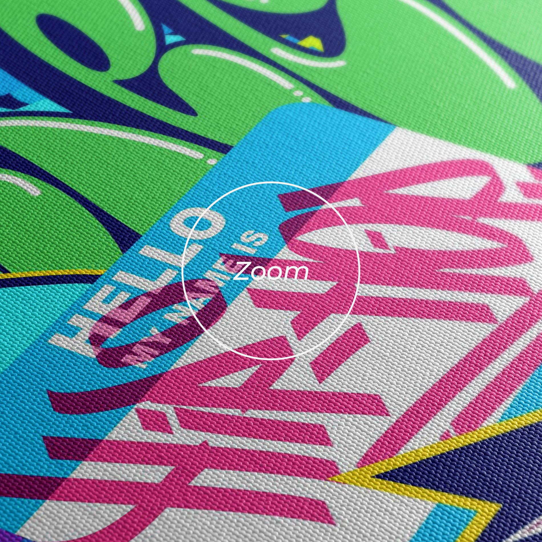 Tablou Canvas Colorful Hip Hop mockup 3