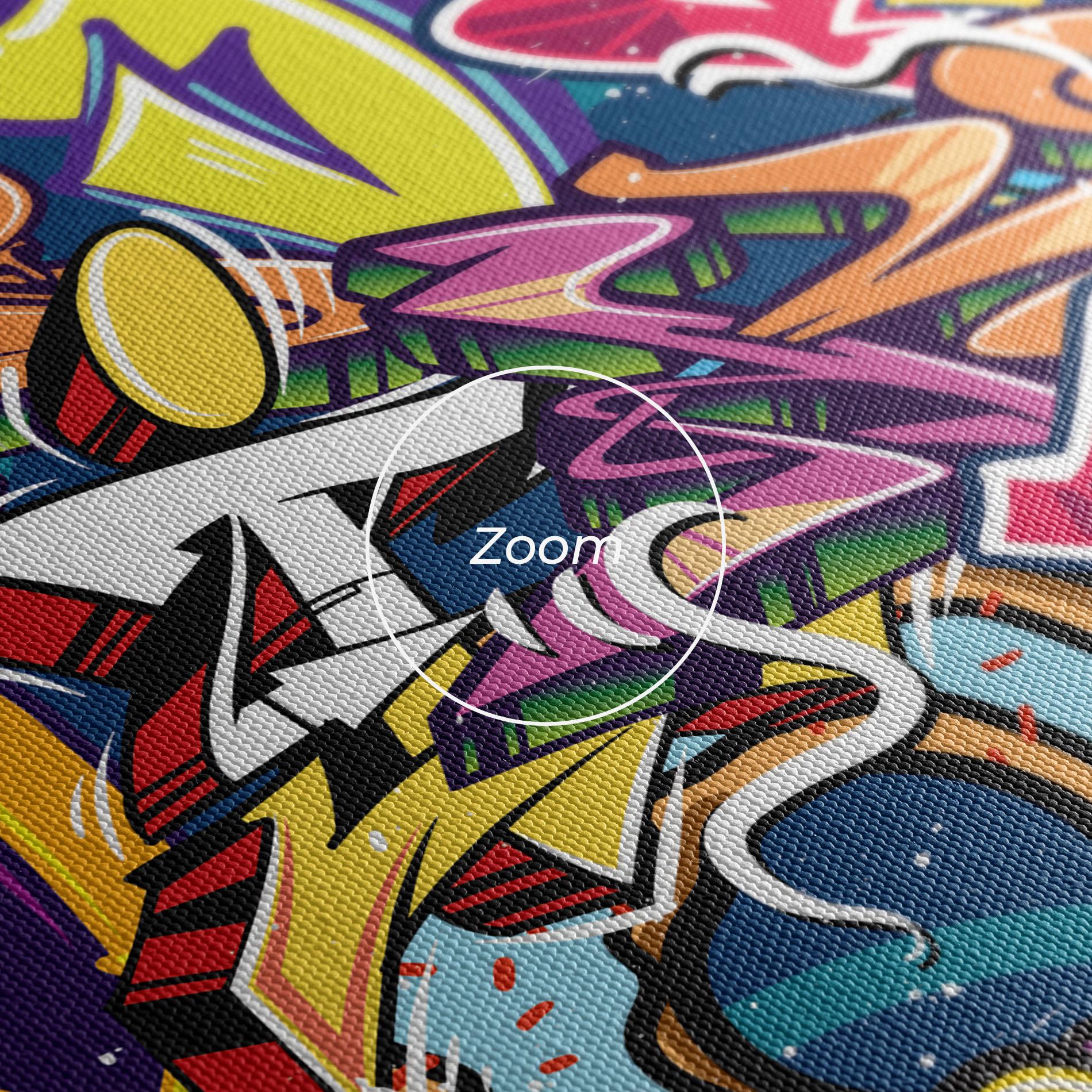 Tablou Canvas Graffiti Letters mockup 3