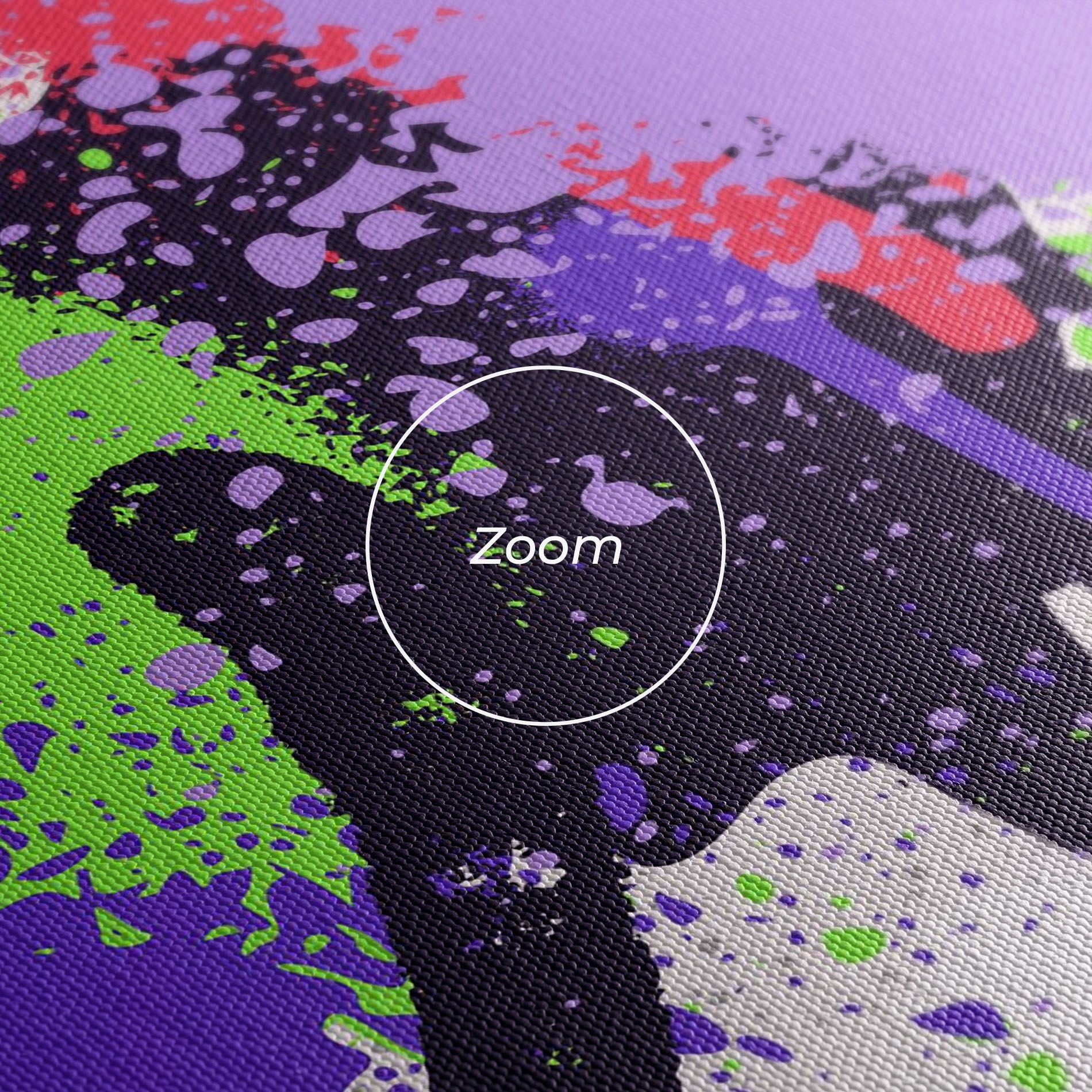 Green Purple Graffiti mockup 3