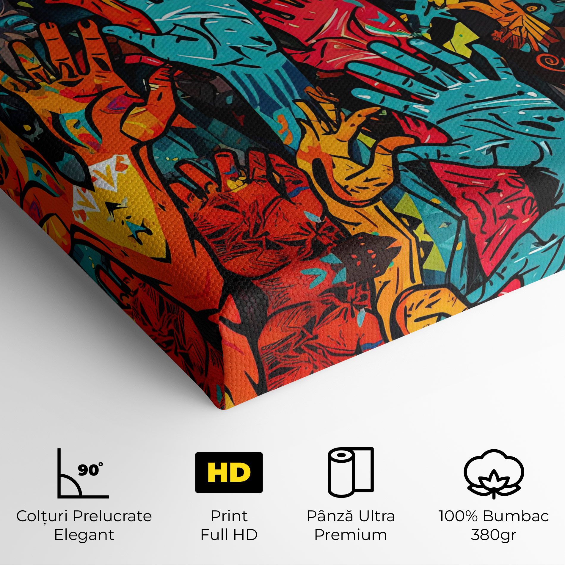 Colorful Hands mockup 4