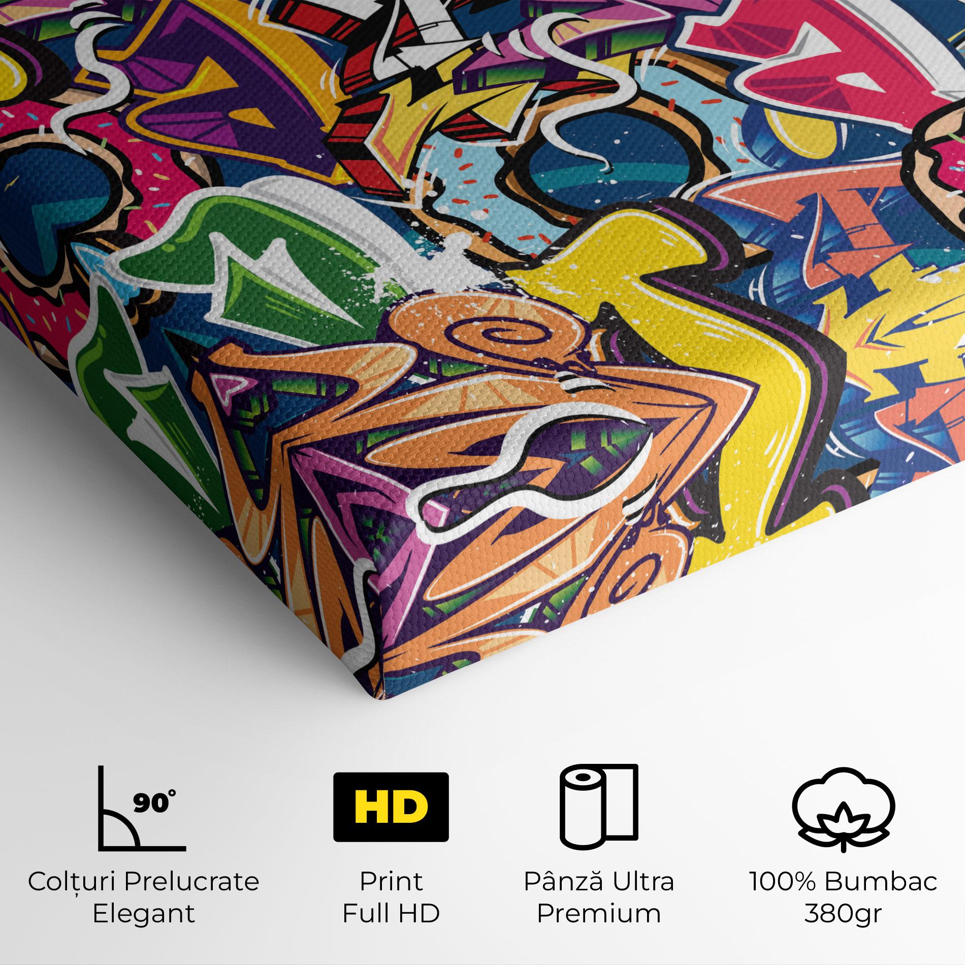 Tablou Canvas Graffiti Letters mockup 4