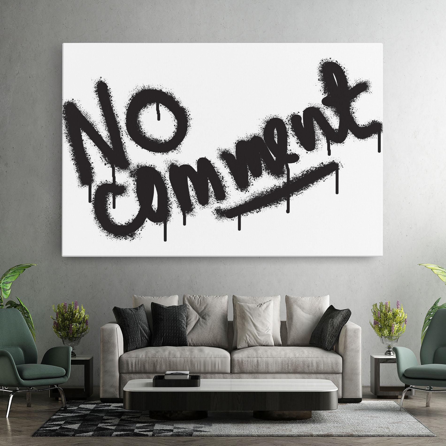 Tablou Canvas No Comment mockup 7