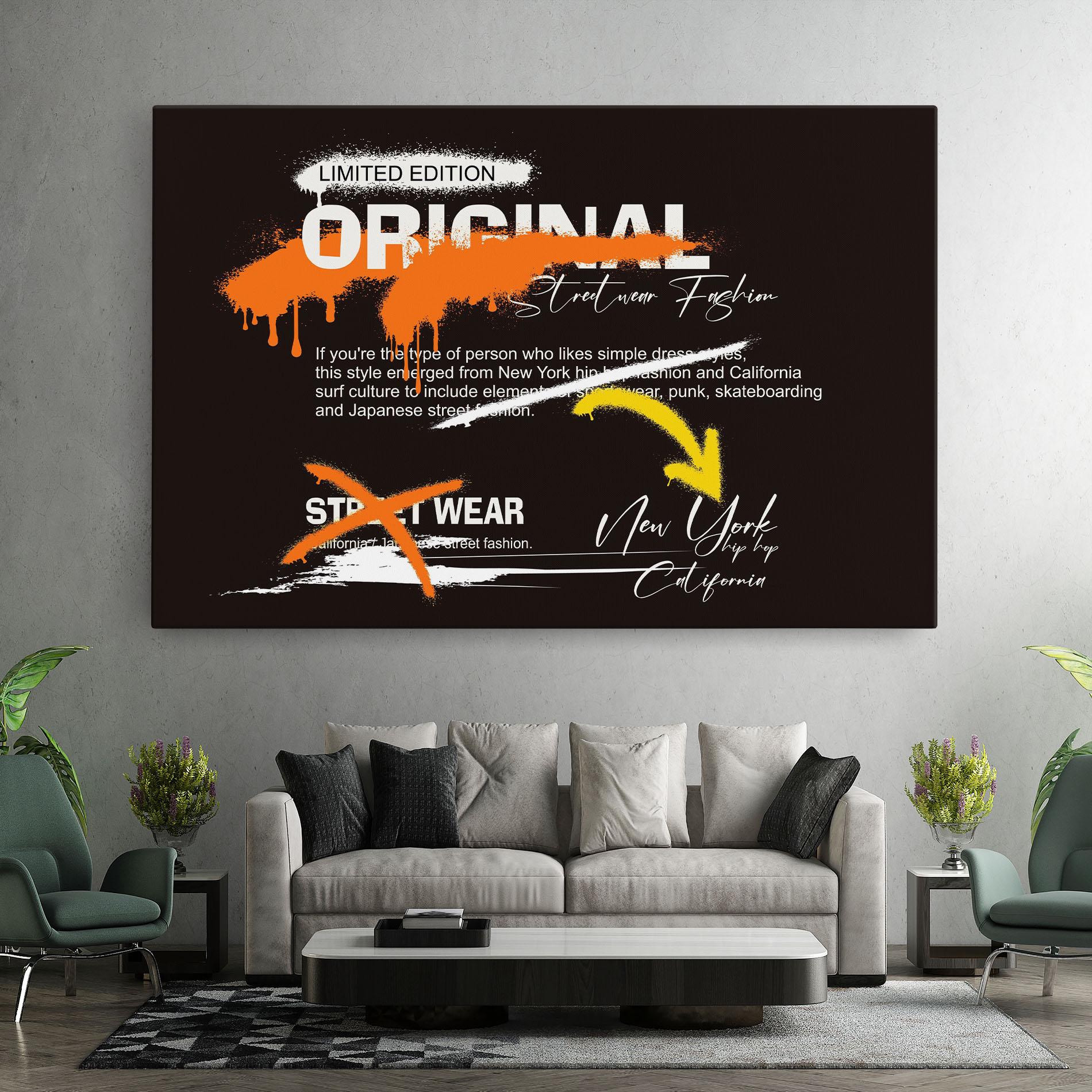 Tablou Canvas Original Style Graffiti mockup 7