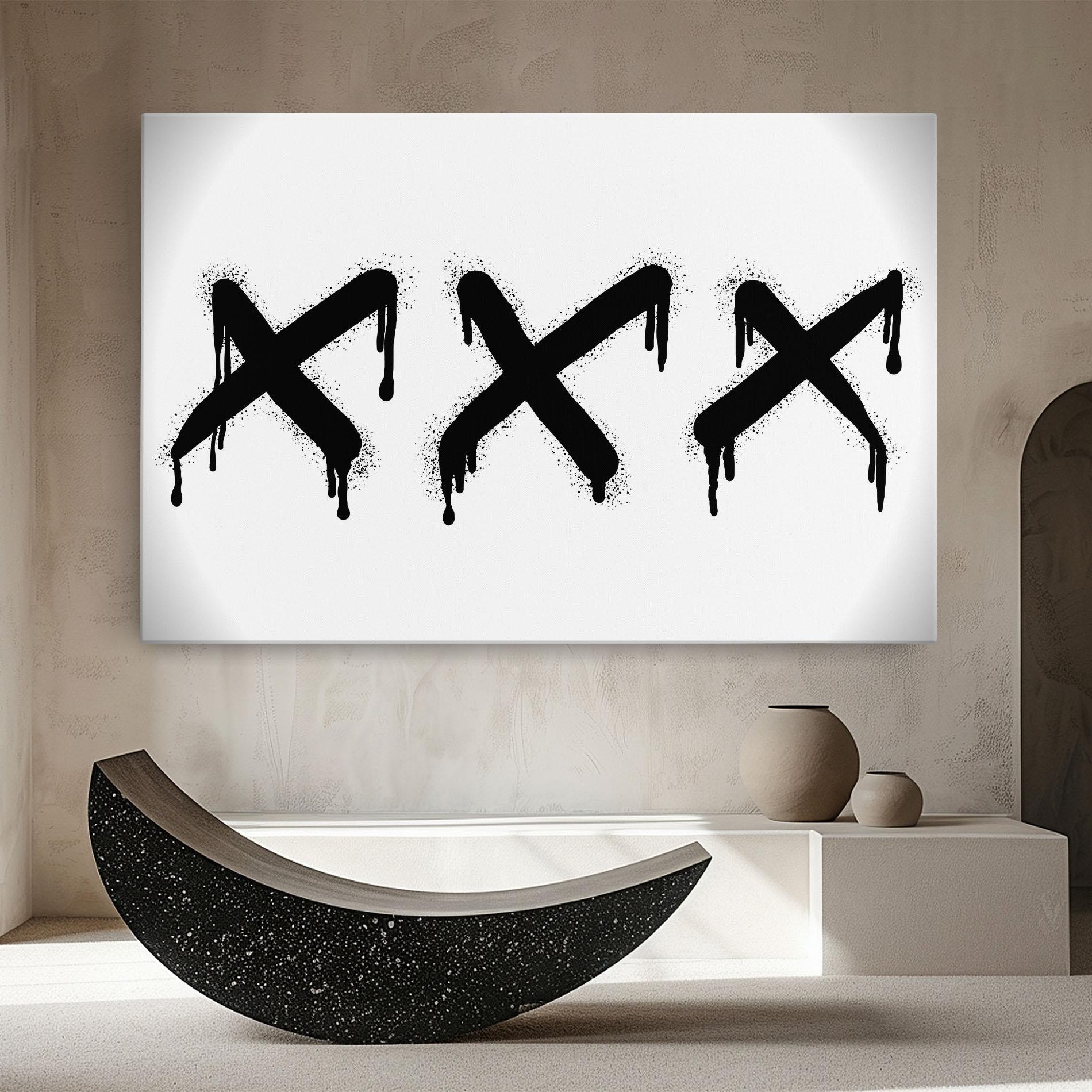 Tablou Canvas Grafiti X Spray mockup 8