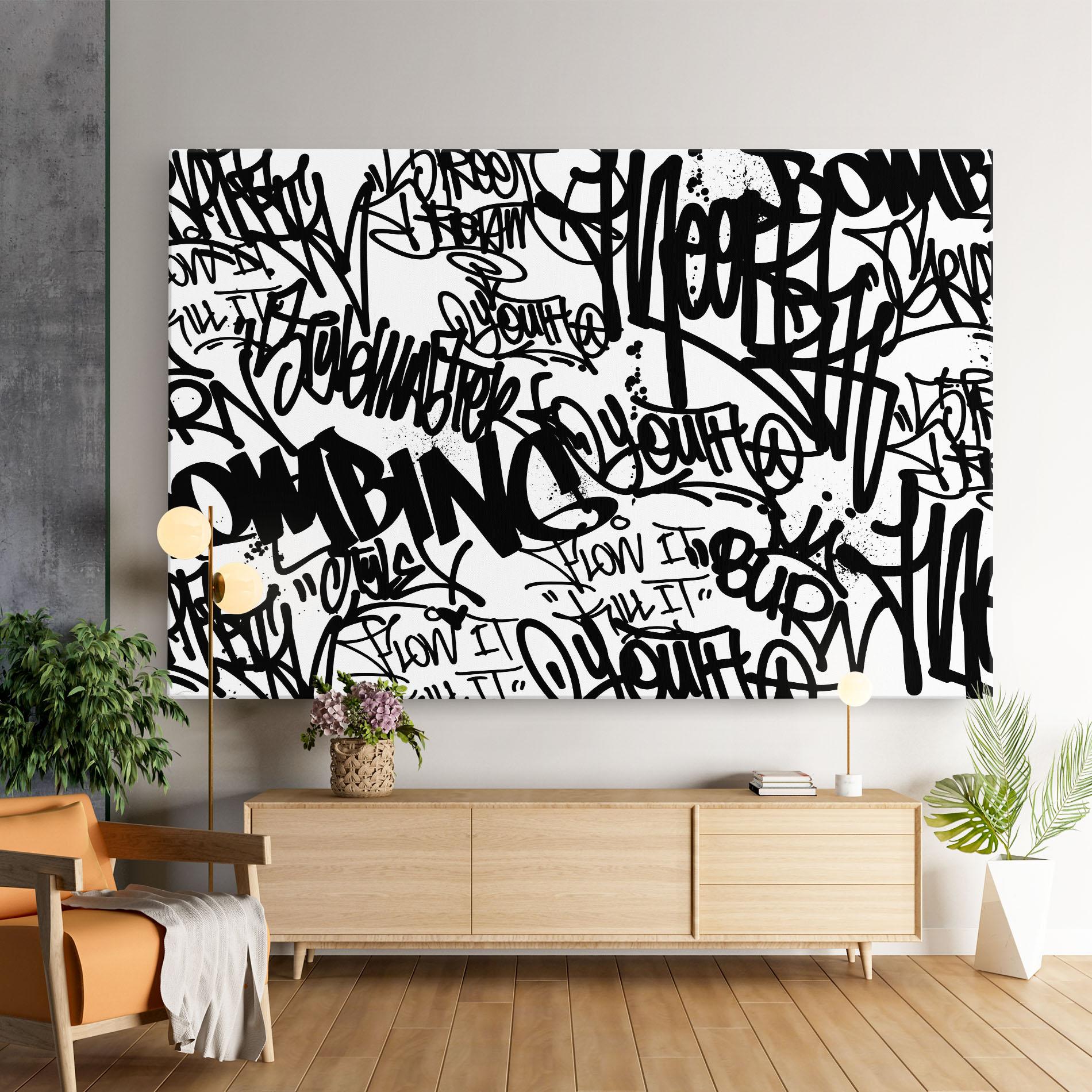 Tablou Canvas Black Tags mockup 9