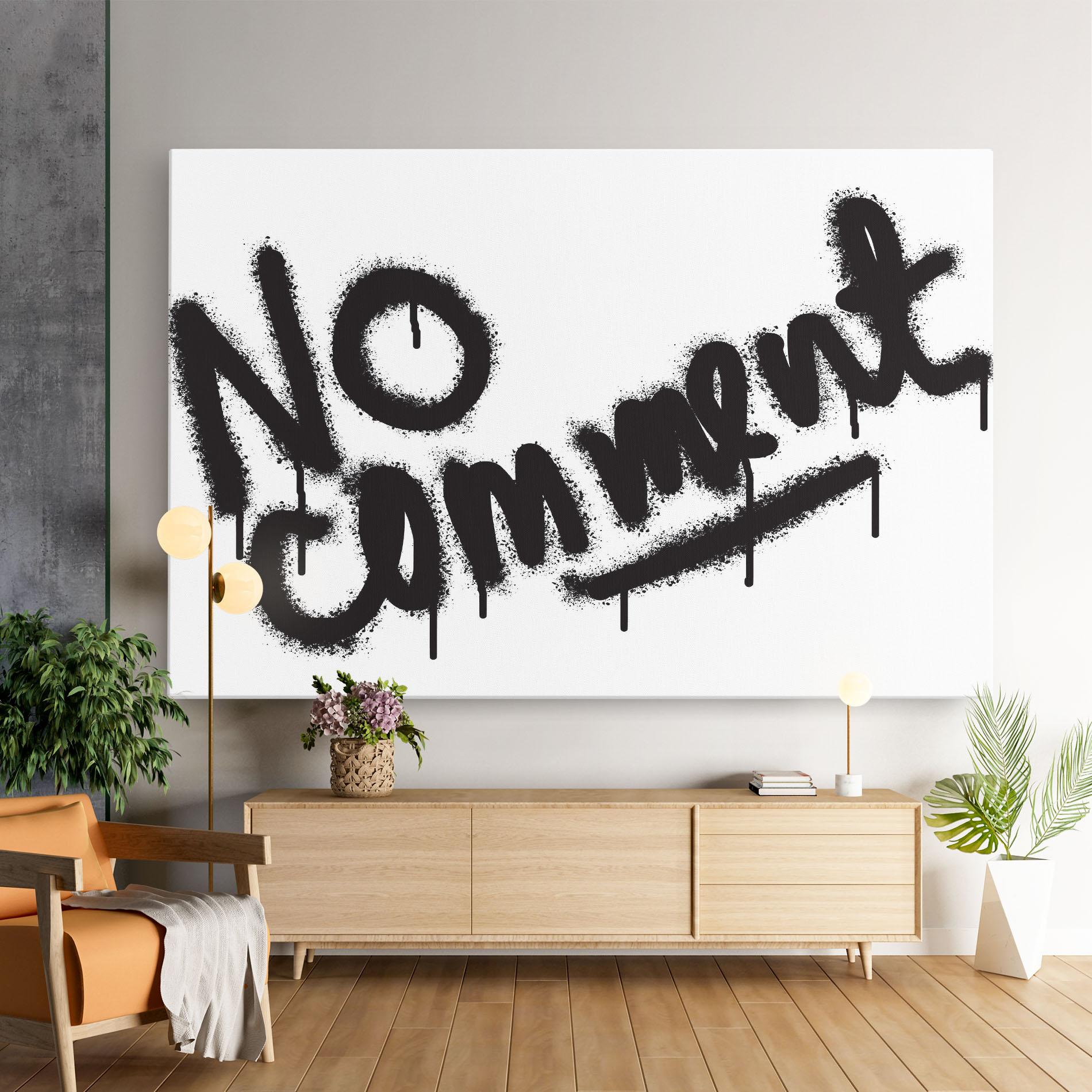 Tablou Canvas No Comment mockup 9