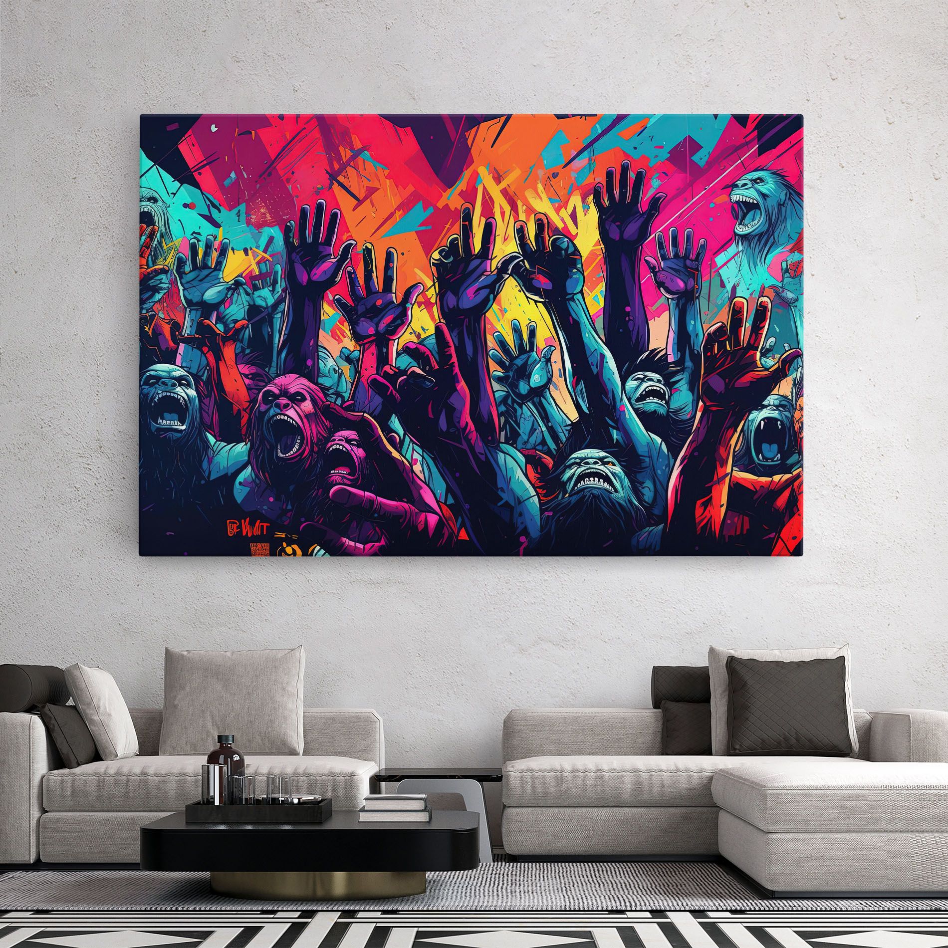 Graffiti Animals mockup 2