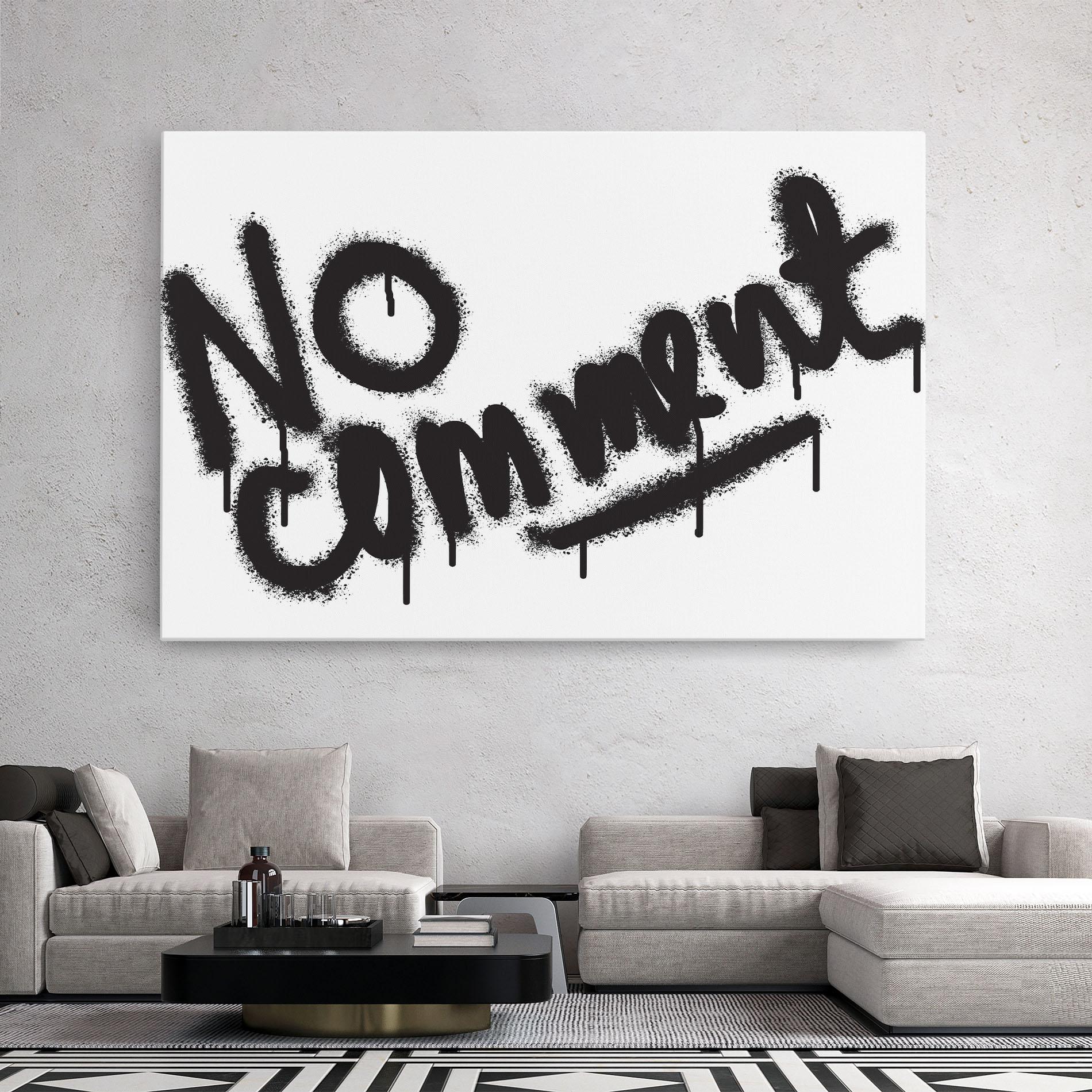 Tablou Canvas No Comment mockup 2