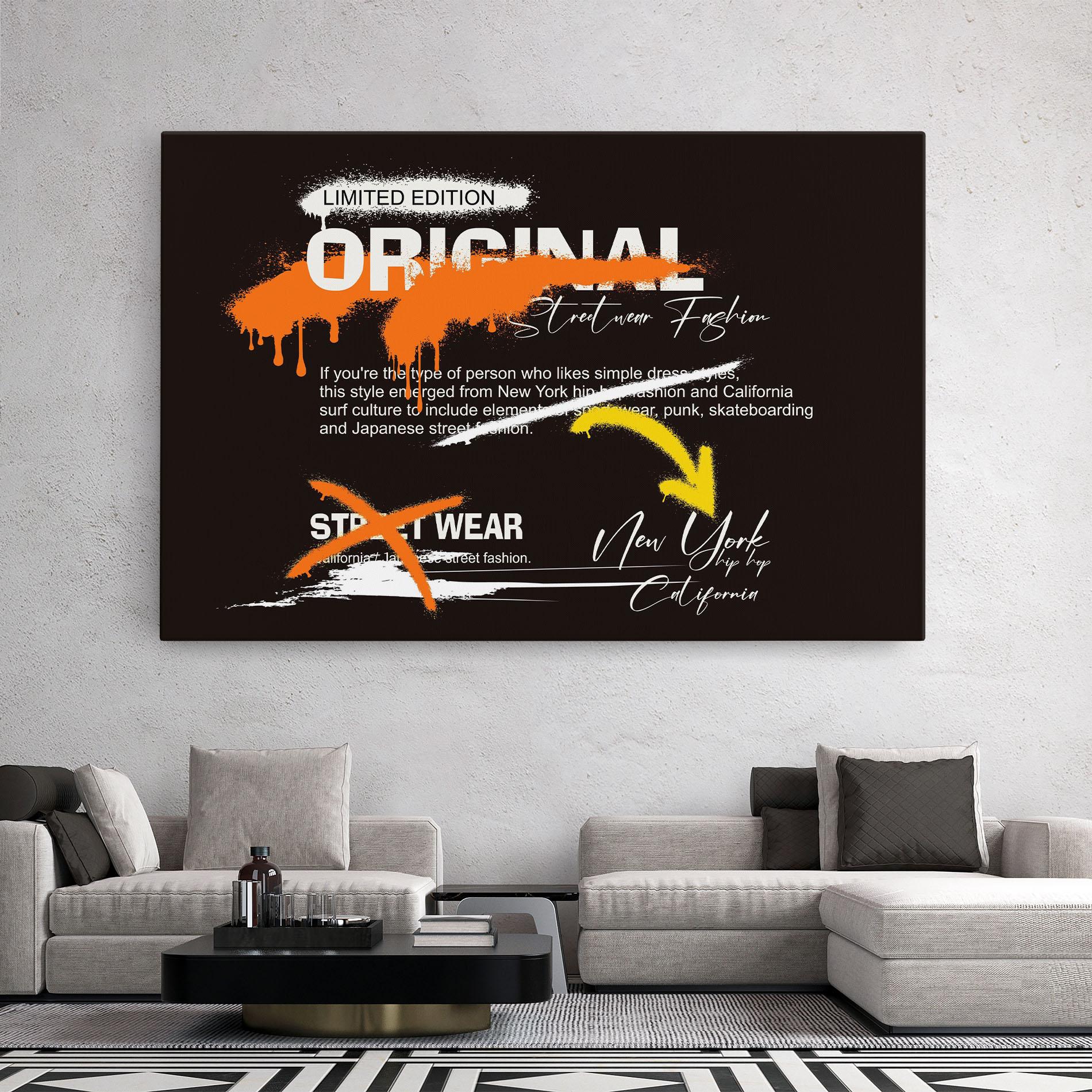 Tablou Canvas Original Style Graffiti mockup 2