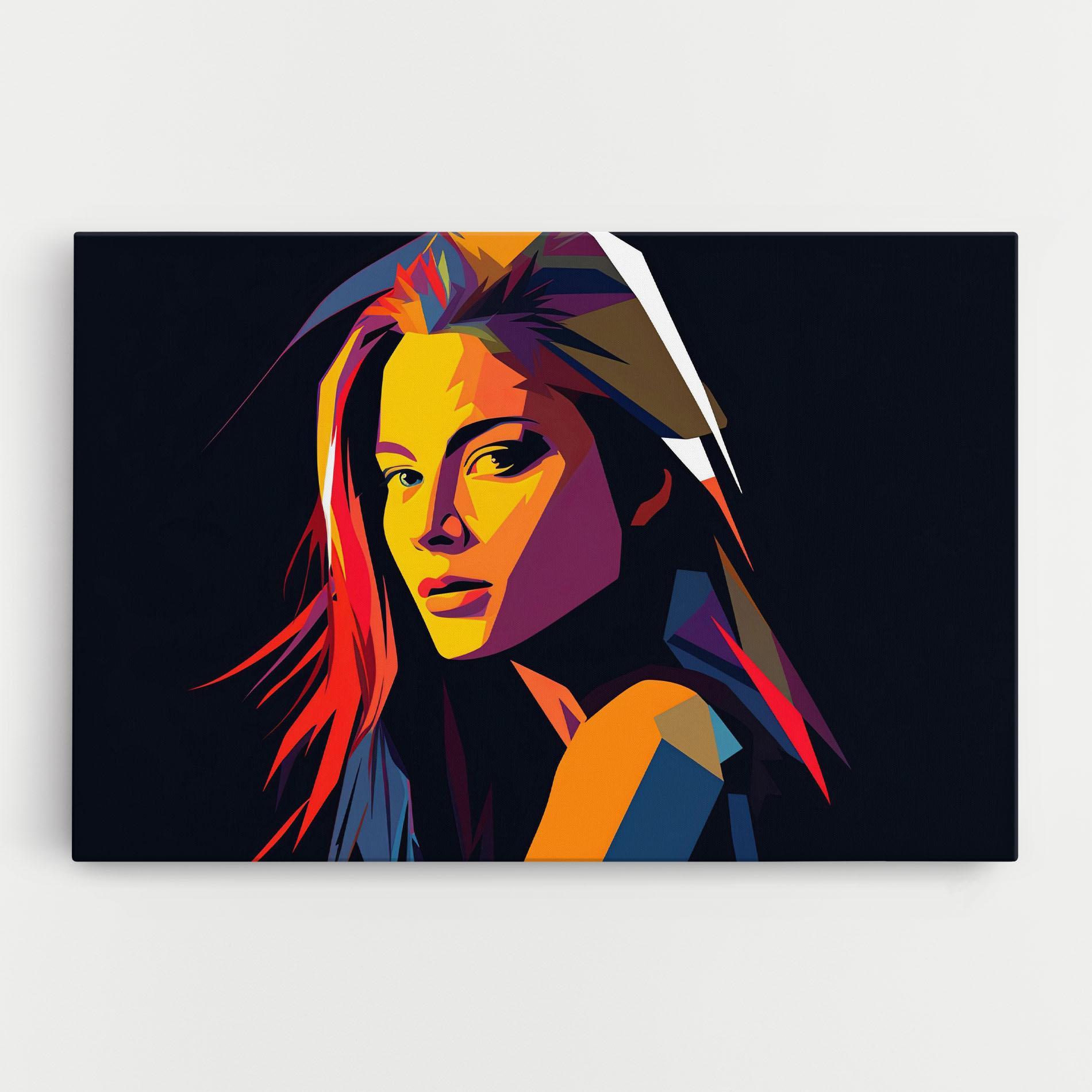 Tablou Canvas Orange Pop Light mockup 0