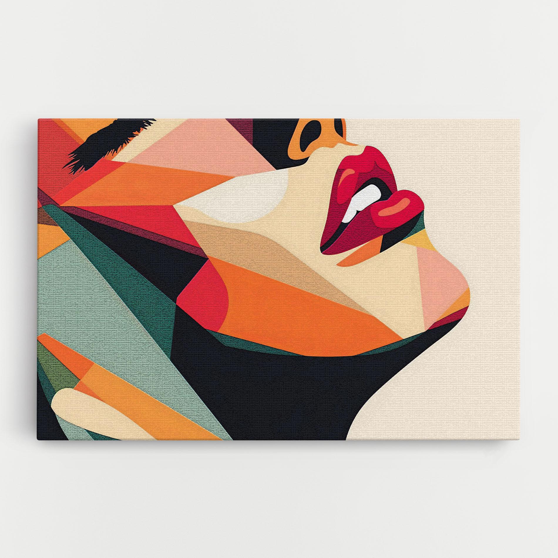 Tablou Canvas Pop Art Lips mockup 0